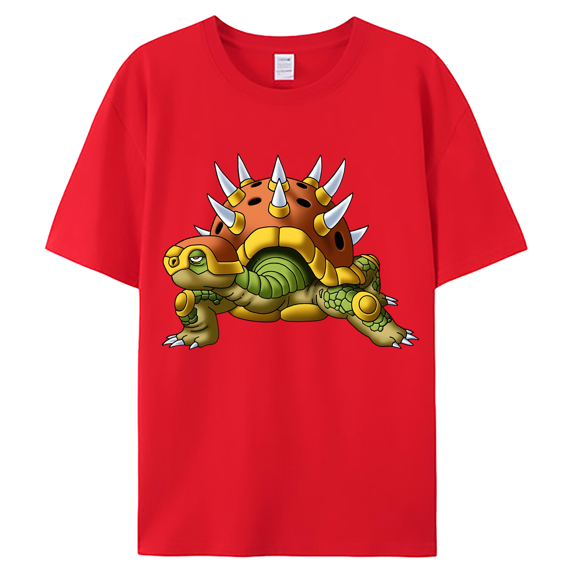 （画像用） ドラゴンクエスト Doragon Kuesuto Dragon Quest 綿100％ メンズ半袖Tシャツ｜肌触りやわらか＆通気性