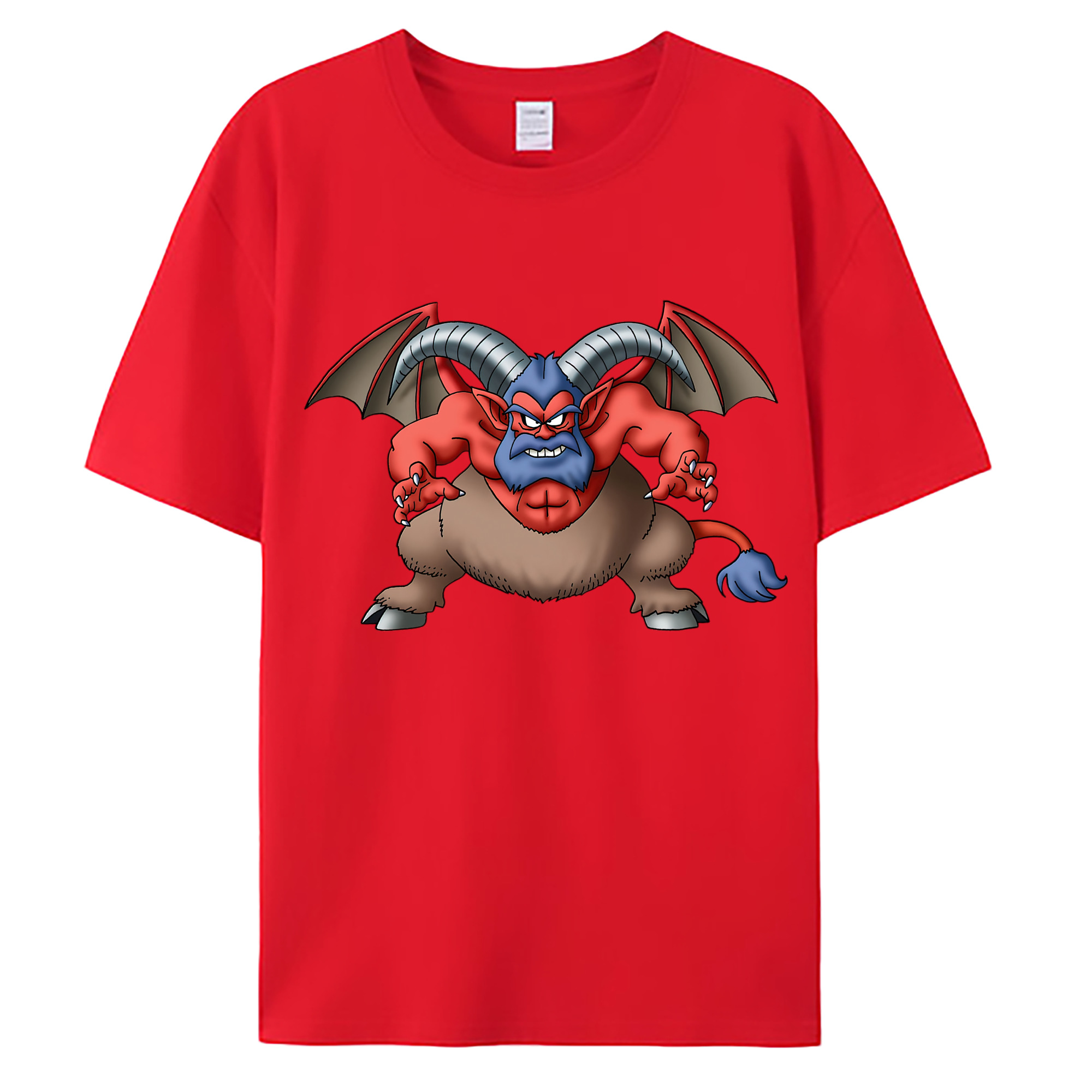 （画像用） ドラゴンクエスト Doragon Kuesuto Dragon Quest 綿100％ メンズ半袖Tシャツ｜肌触りやわらか＆通気性