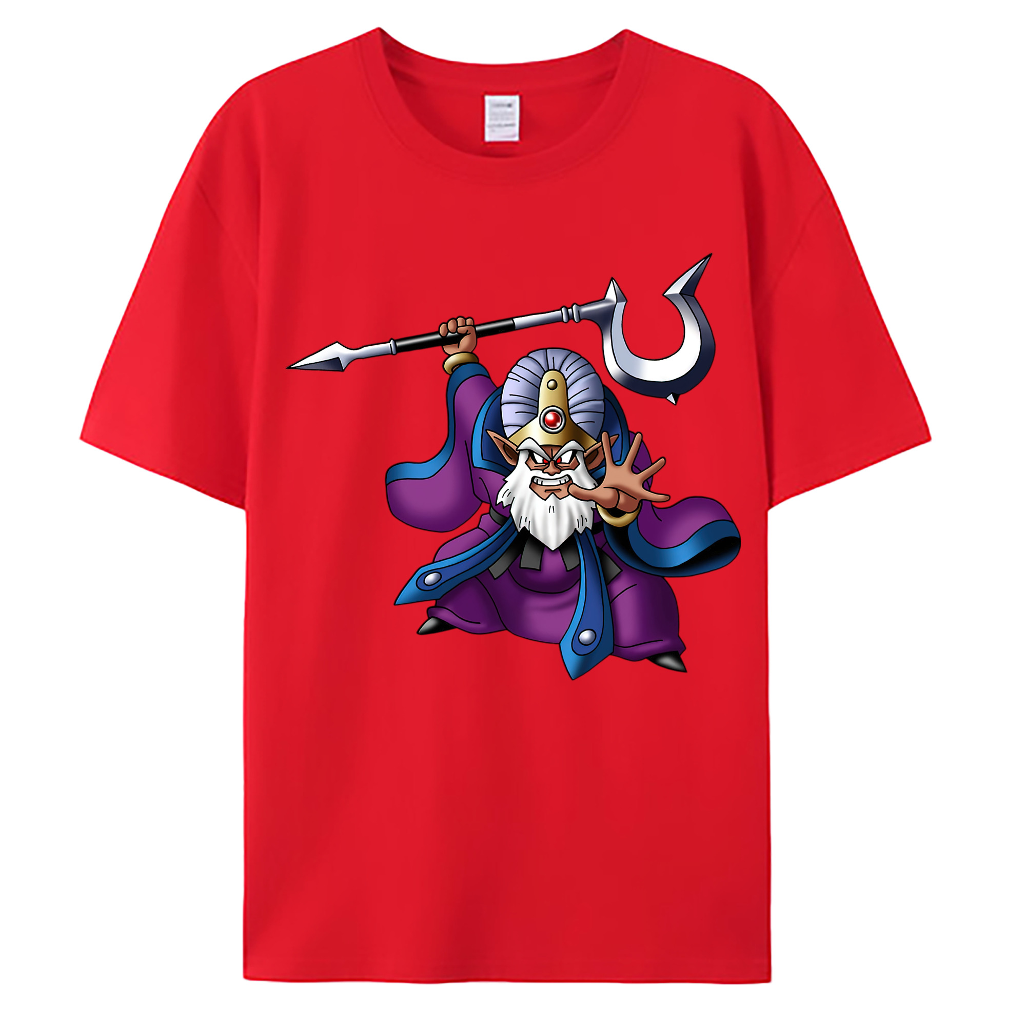 （画像用） ドラゴンクエスト Doragon Kuesuto Dragon Quest 綿100％ メンズ半袖Tシャツ｜肌触りやわらか＆通気性