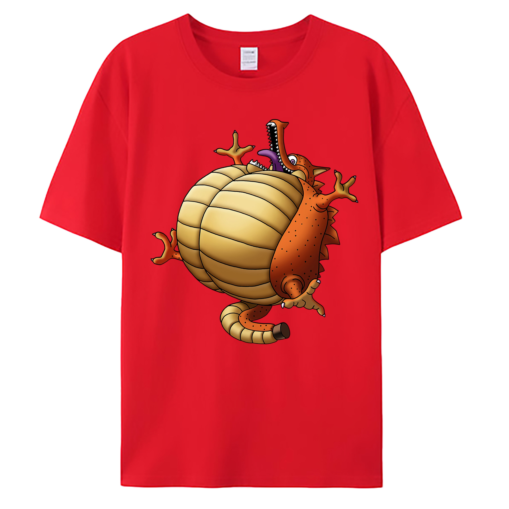 （画像用） ドラゴンクエスト Doragon Kuesuto Dragon Quest 綿100％ メンズ半袖Tシャツ｜肌触りやわらか＆通気性