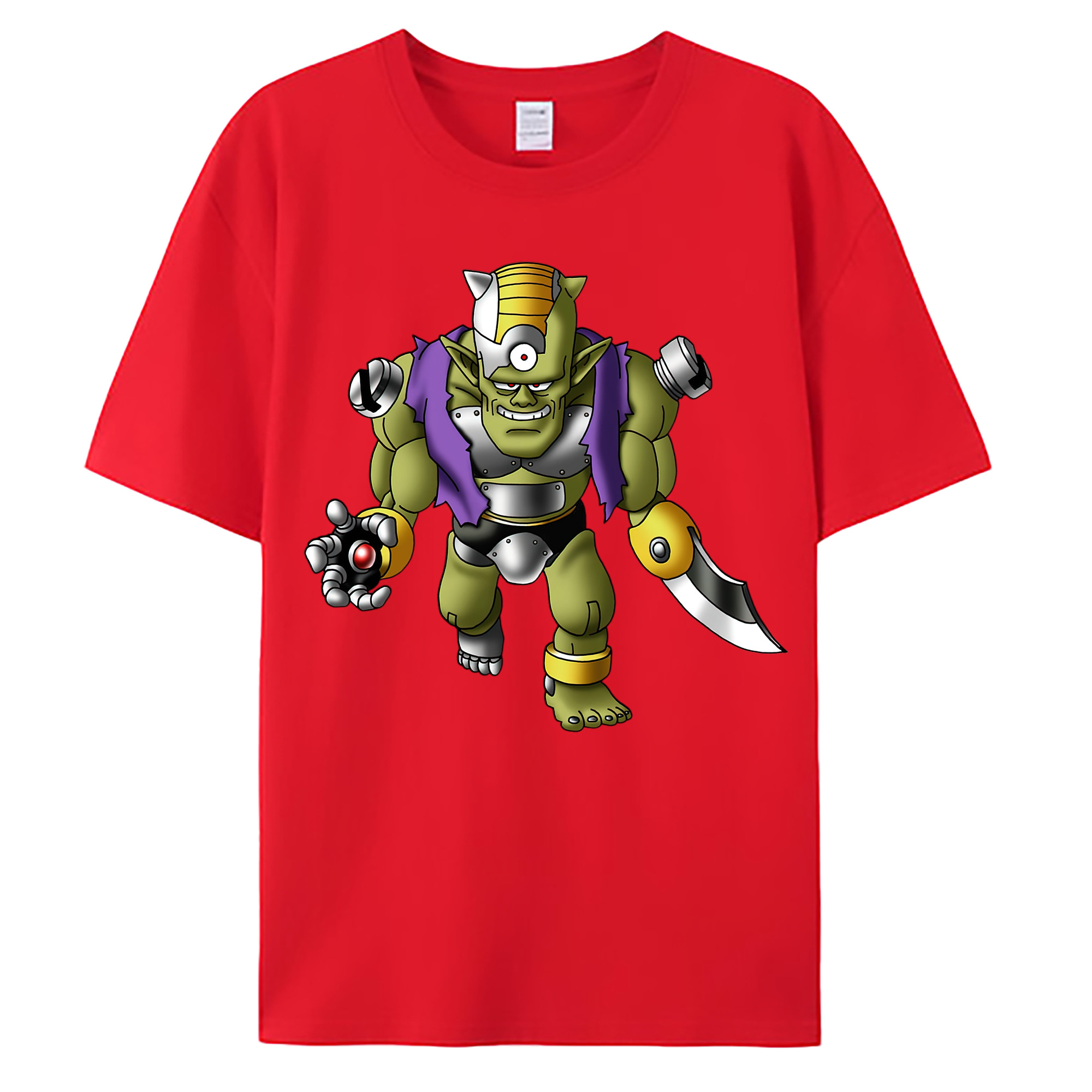 （画像用） ドラゴンクエスト Doragon Kuesuto Dragon Quest 綿100％ メンズ半袖Tシャツ｜肌触りやわらか＆通気性