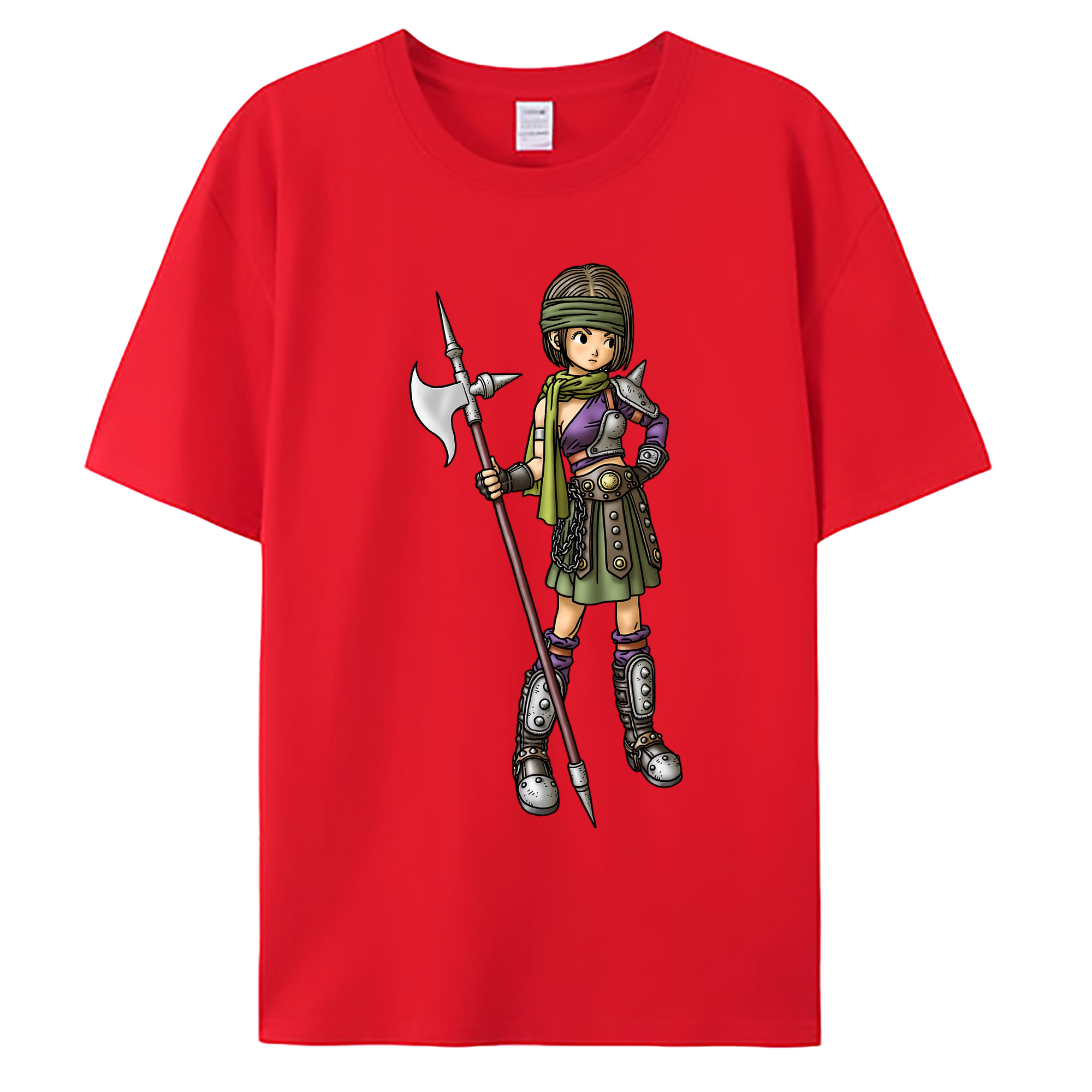 （画像用） ドラゴンクエスト Doragon Kuesuto Dragon Quest 綿100％ メンズ半袖Tシャツ｜肌触りやわらか＆通気性