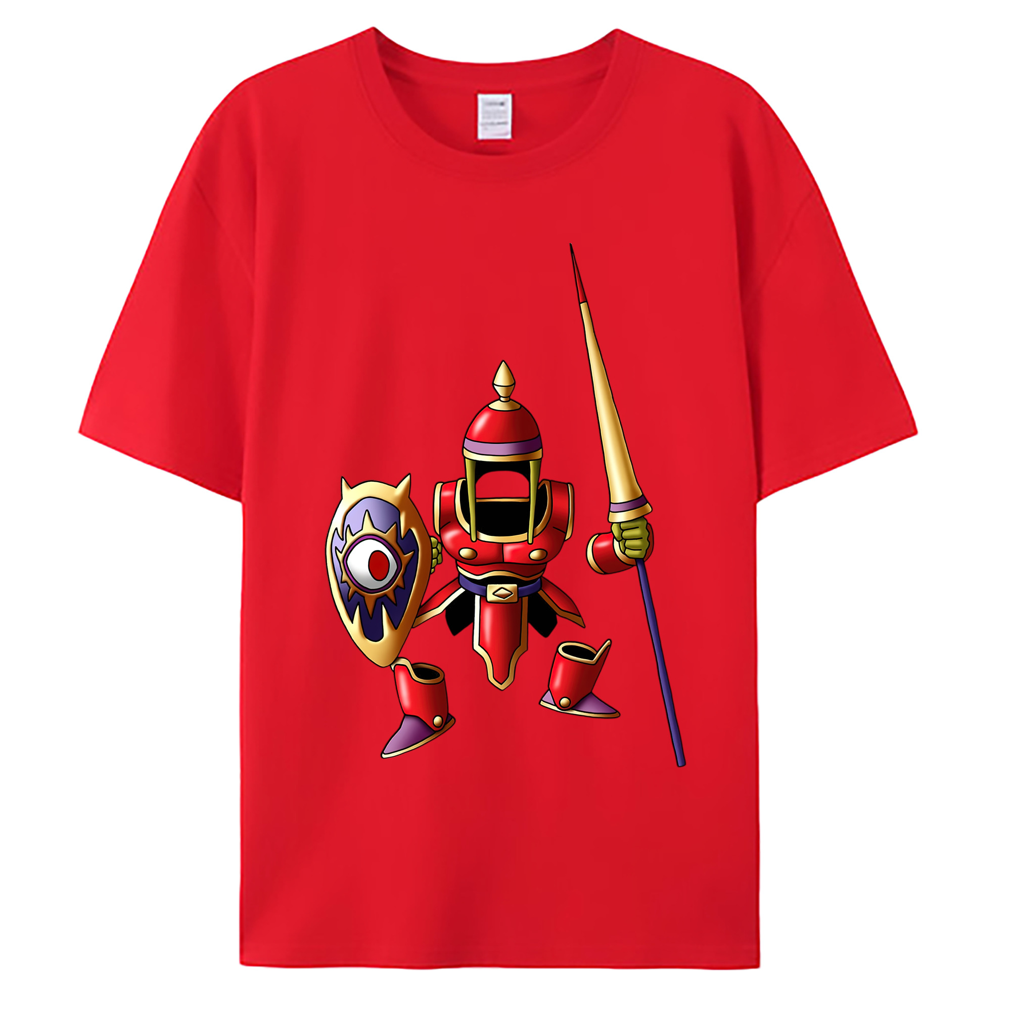 （画像用） ドラゴンクエスト Doragon Kuesuto Dragon Quest 綿100％ メンズ半袖Tシャツ｜肌触りやわらか＆通気性