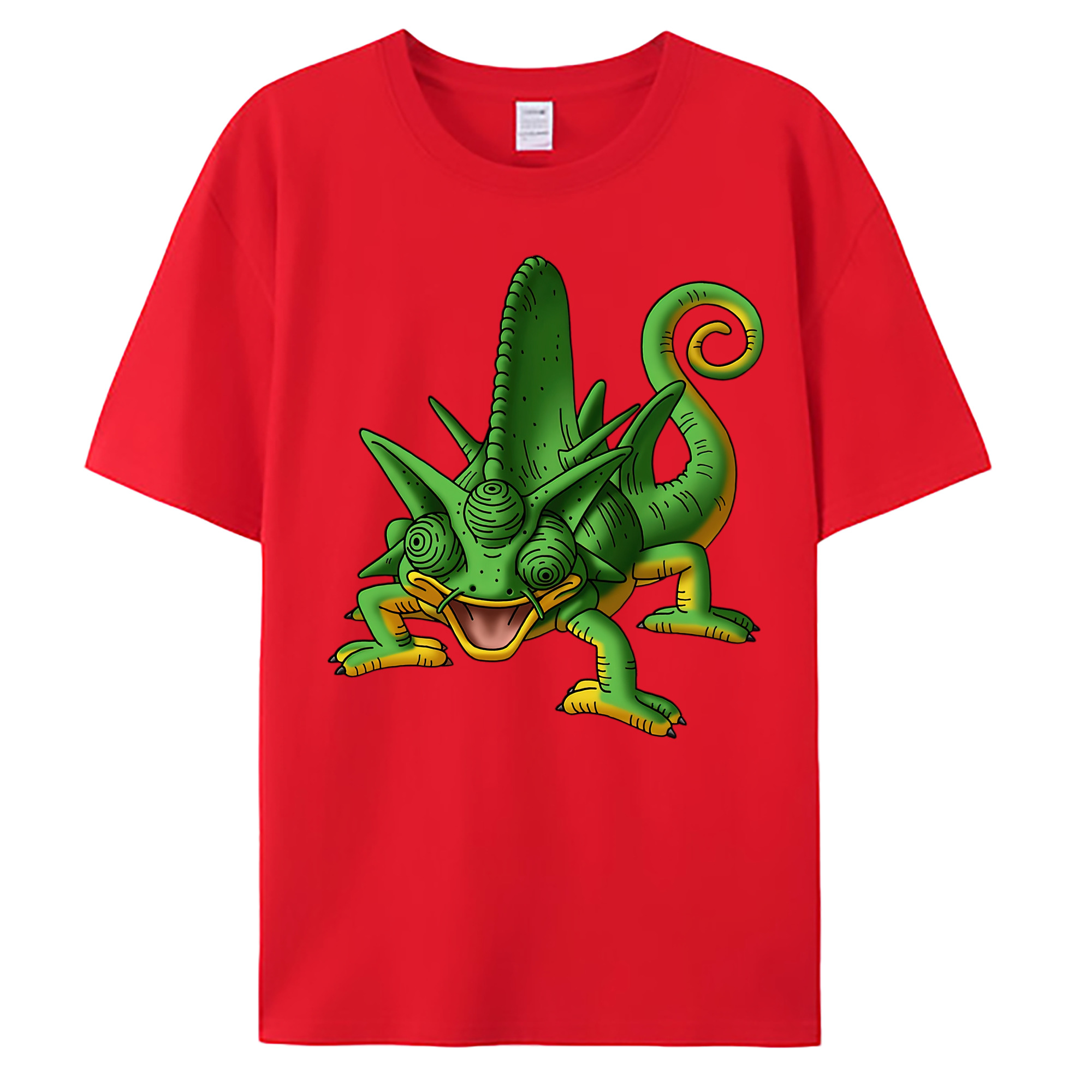 （画像用） ドラゴンクエスト Doragon Kuesuto Dragon Quest 綿100％ メンズ半袖Tシャツ｜肌触りやわらか＆通気性