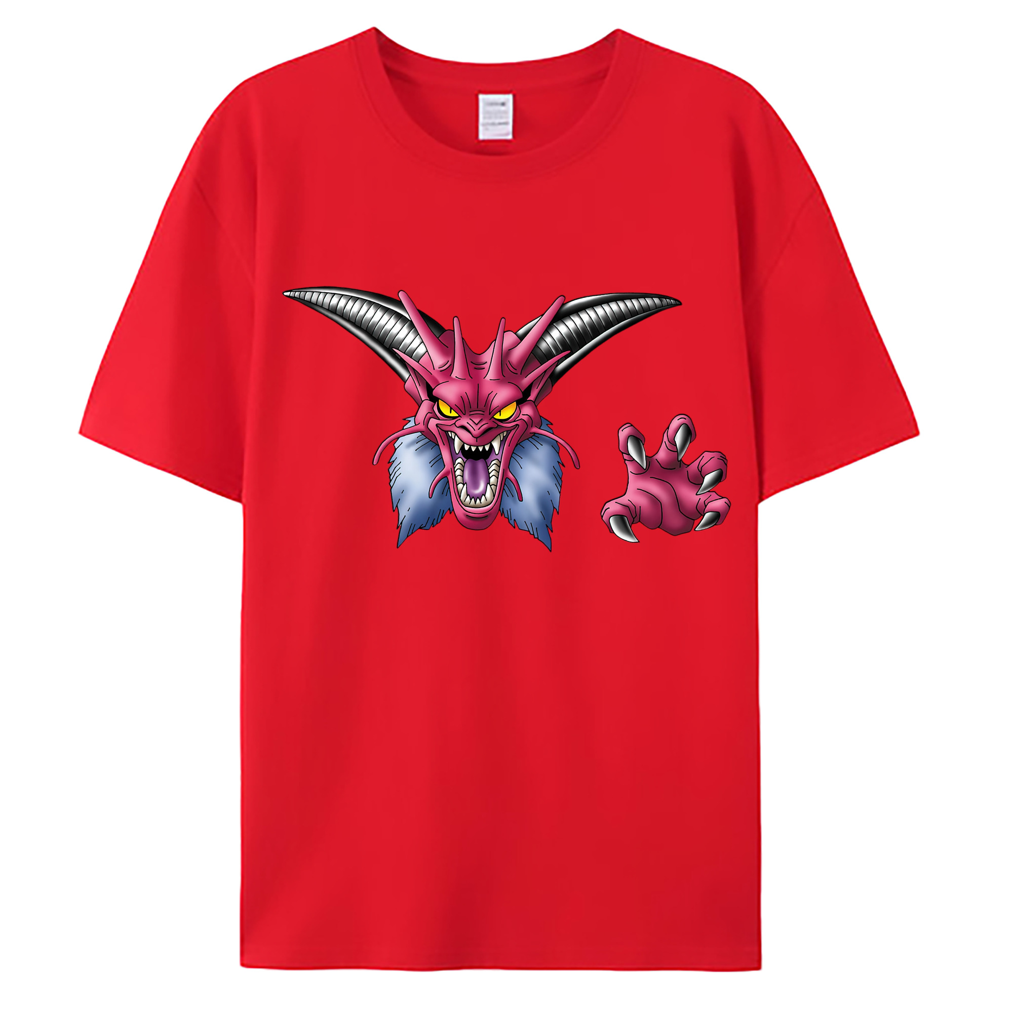 （画像用） ドラゴンクエスト Doragon Kuesuto Dragon Quest 綿100％ メンズ半袖Tシャツ｜肌触りやわらか＆通気性