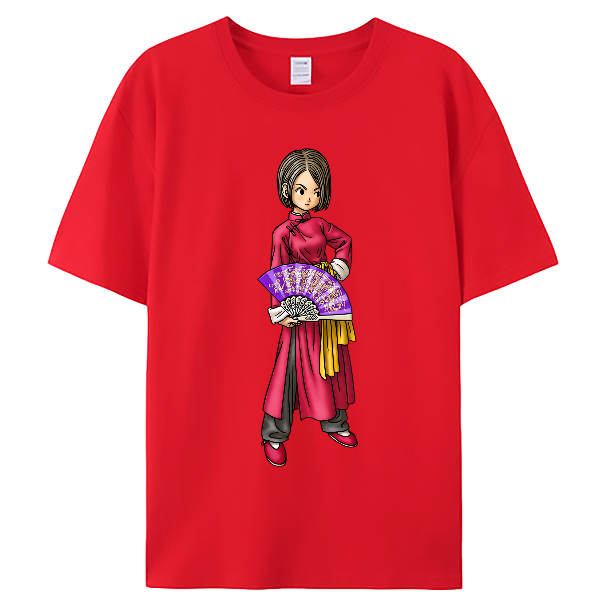 （画像用） ドラゴンクエスト Doragon Kuesuto Dragon Quest 綿100％ メンズ半袖Tシャツ｜肌触りやわらか＆通気性