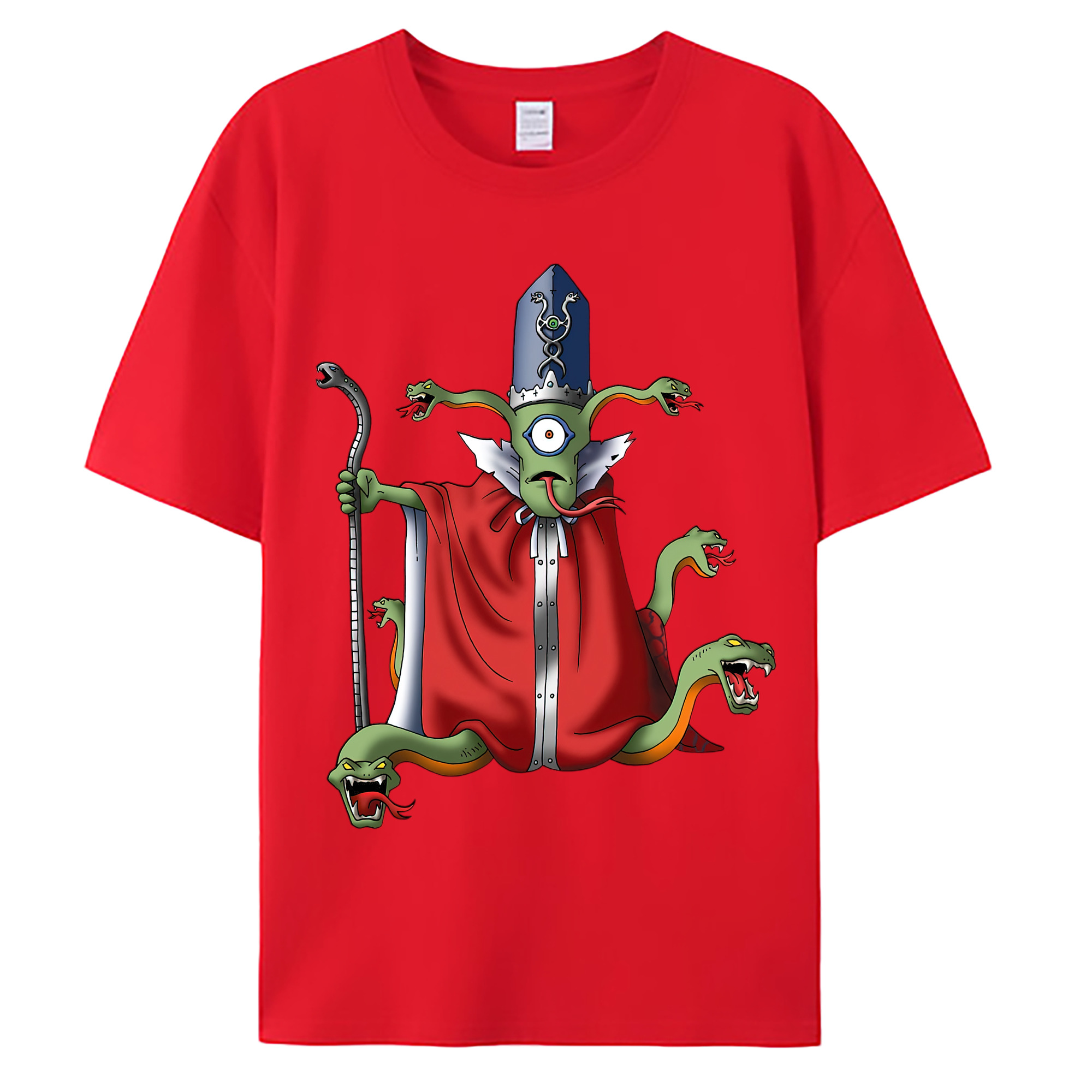 （画像用） ドラゴンクエスト Doragon Kuesuto Dragon Quest 綿100％ メンズ半袖Tシャツ｜肌触りやわらか＆通気性