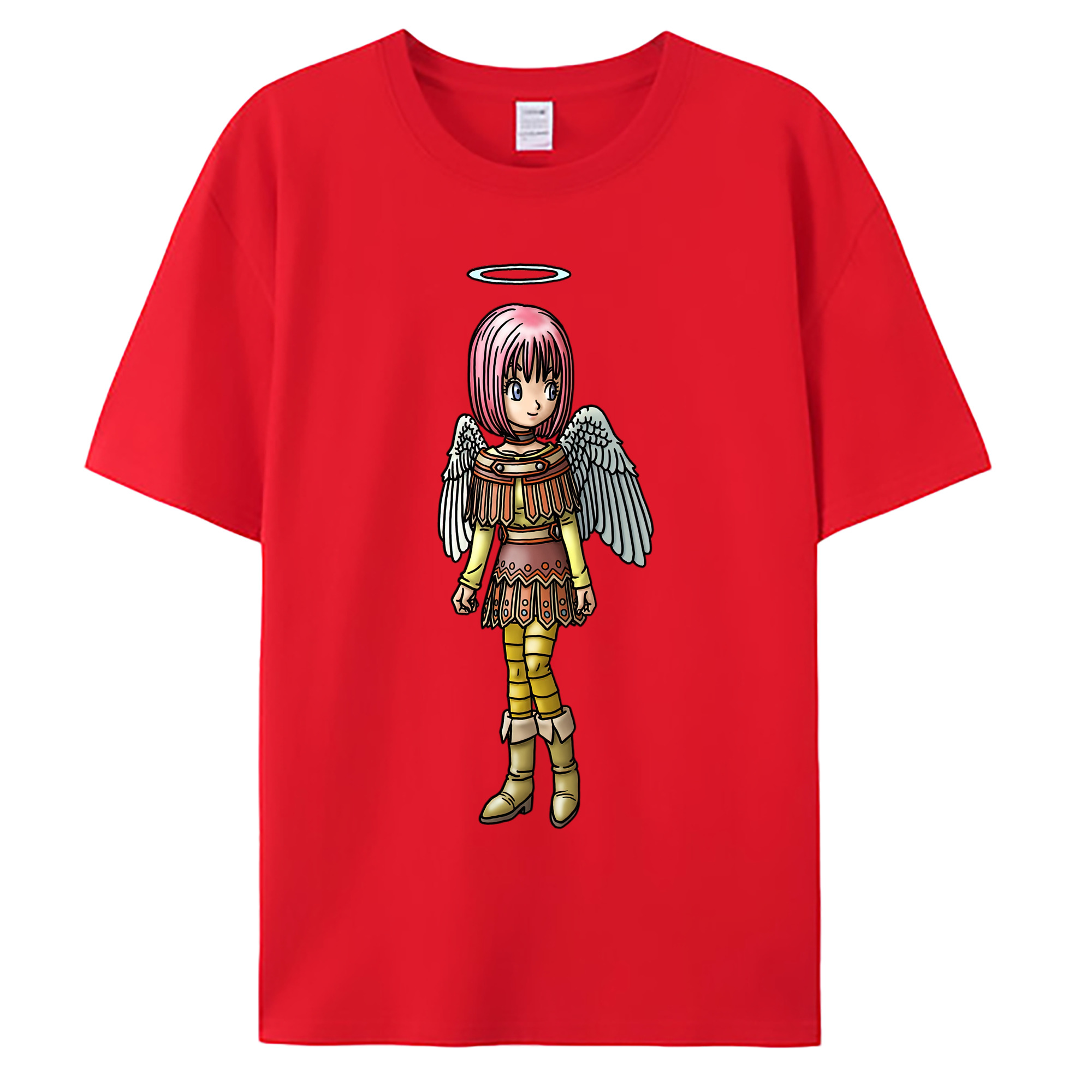 （画像用） ドラゴンクエスト Doragon Kuesuto Dragon Quest 綿100％ メンズ半袖Tシャツ｜肌触りやわらか＆通気性