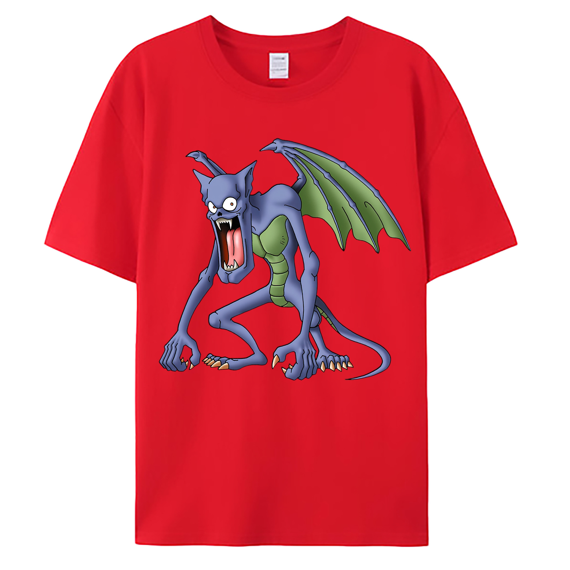 （画像用） ドラゴンクエスト Doragon Kuesuto Dragon Quest 綿100％ メンズ半袖Tシャツ｜肌触りやわらか＆通気性