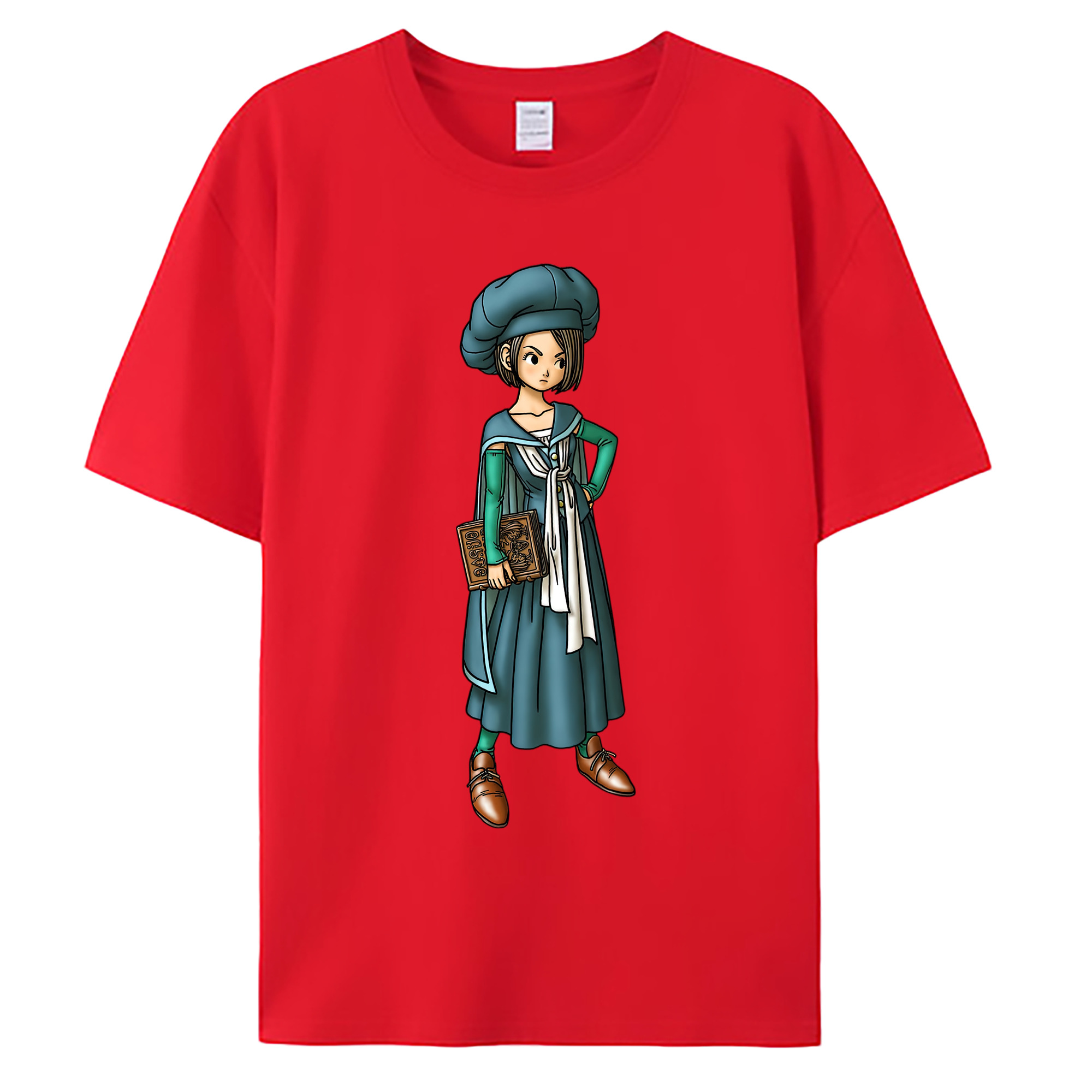 （画像用） ドラゴンクエスト Doragon Kuesuto Dragon Quest 綿100％ メンズ半袖Tシャツ｜肌触りやわらか＆通気性
