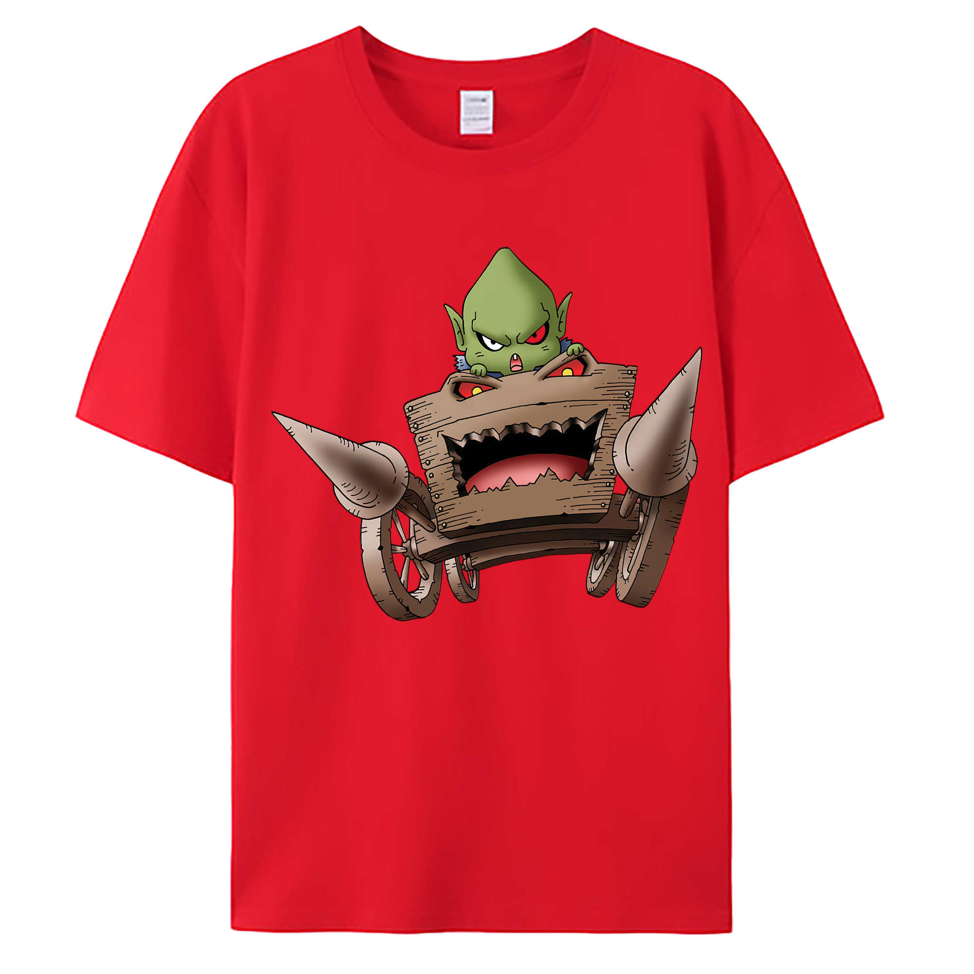（画像用） ドラゴンクエスト Doragon Kuesuto Dragon Quest 綿100％ メンズ半袖Tシャツ｜肌触りやわらか＆通気性