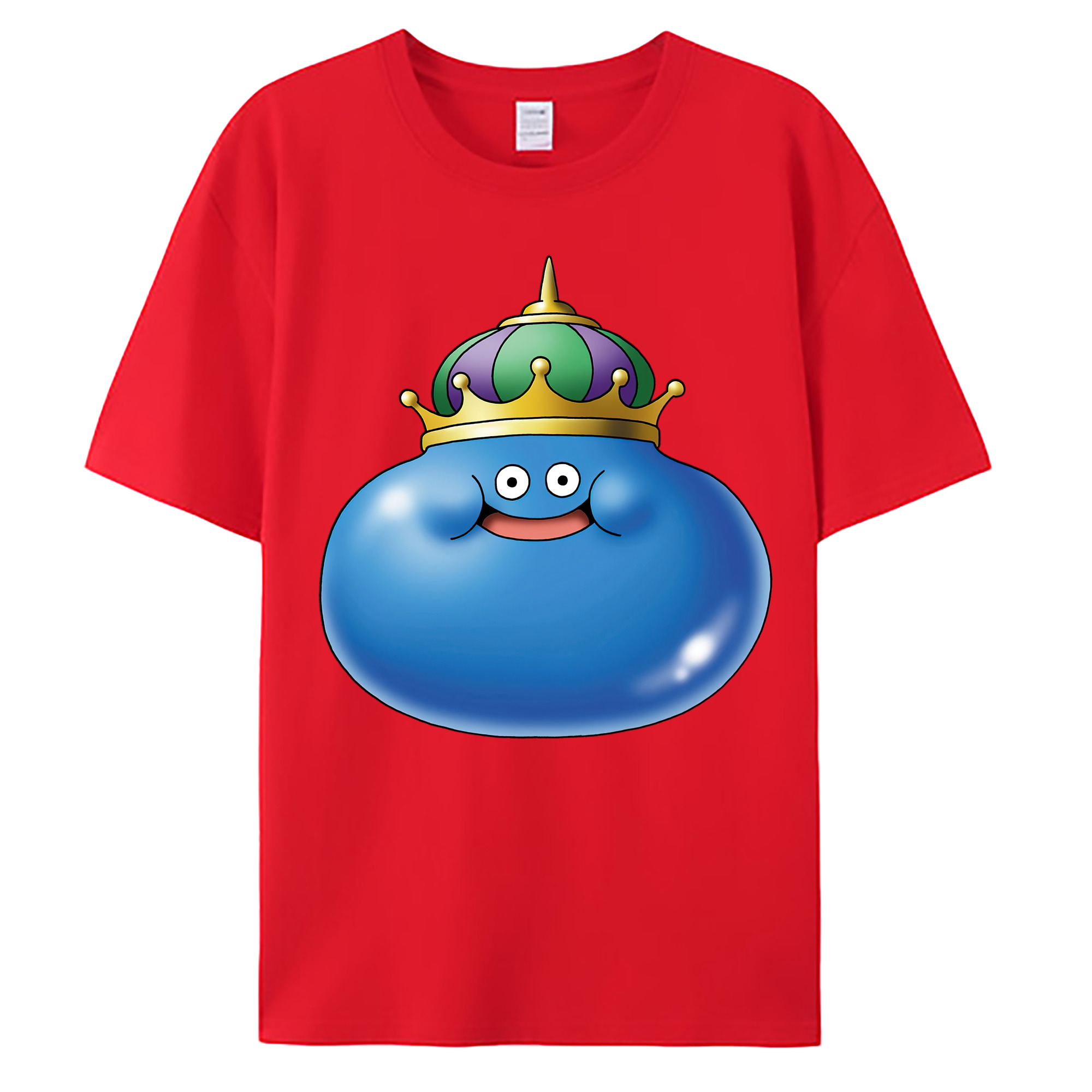 （画像用） ドラゴンクエスト Doragon Kuesuto Dragon Quest 綿100％ メンズ半袖Tシャツ｜肌触りやわらか＆通気性