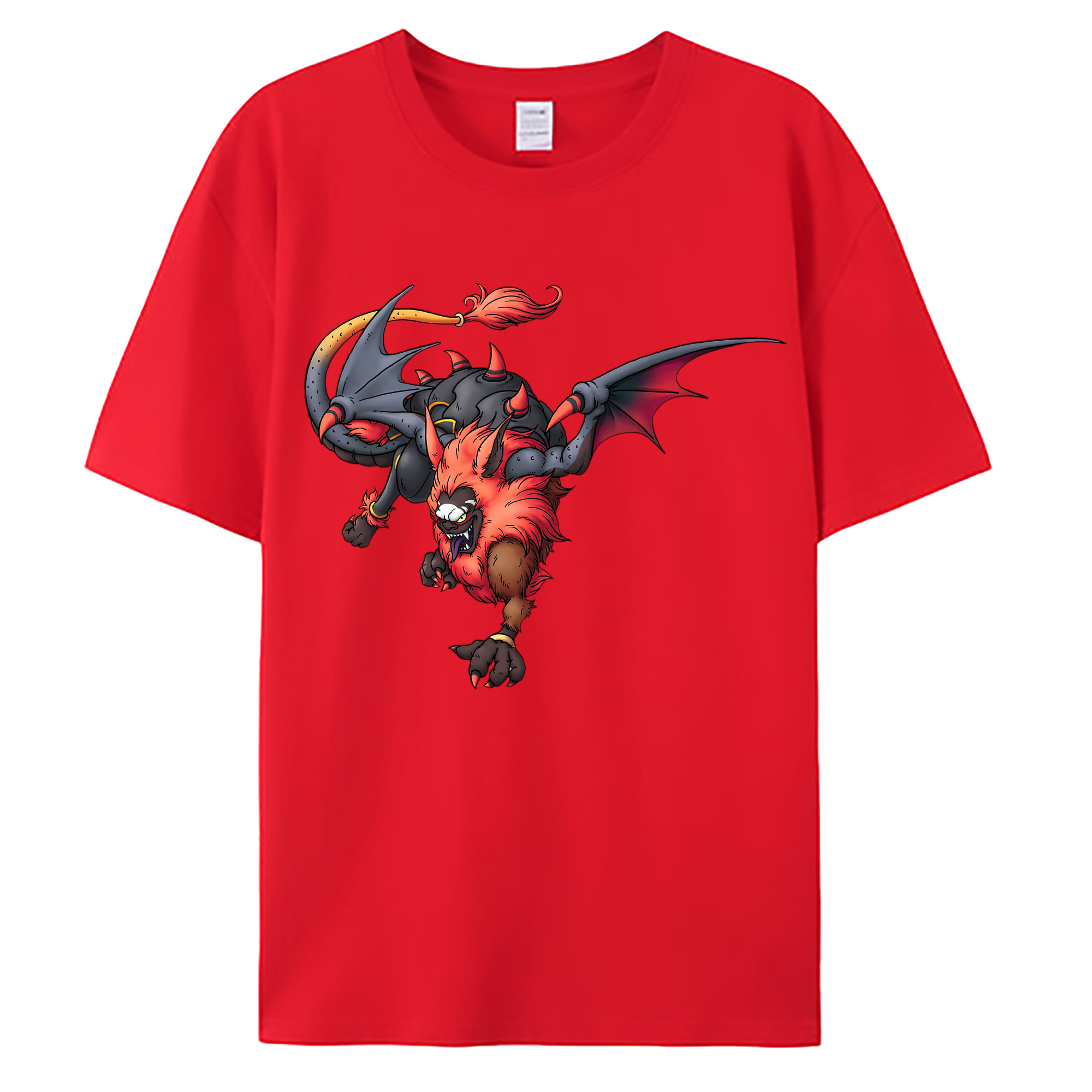 （画像用） ドラゴンクエスト Doragon Kuesuto Dragon Quest 綿100％ メンズ半袖Tシャツ｜肌触りやわらか＆通気性