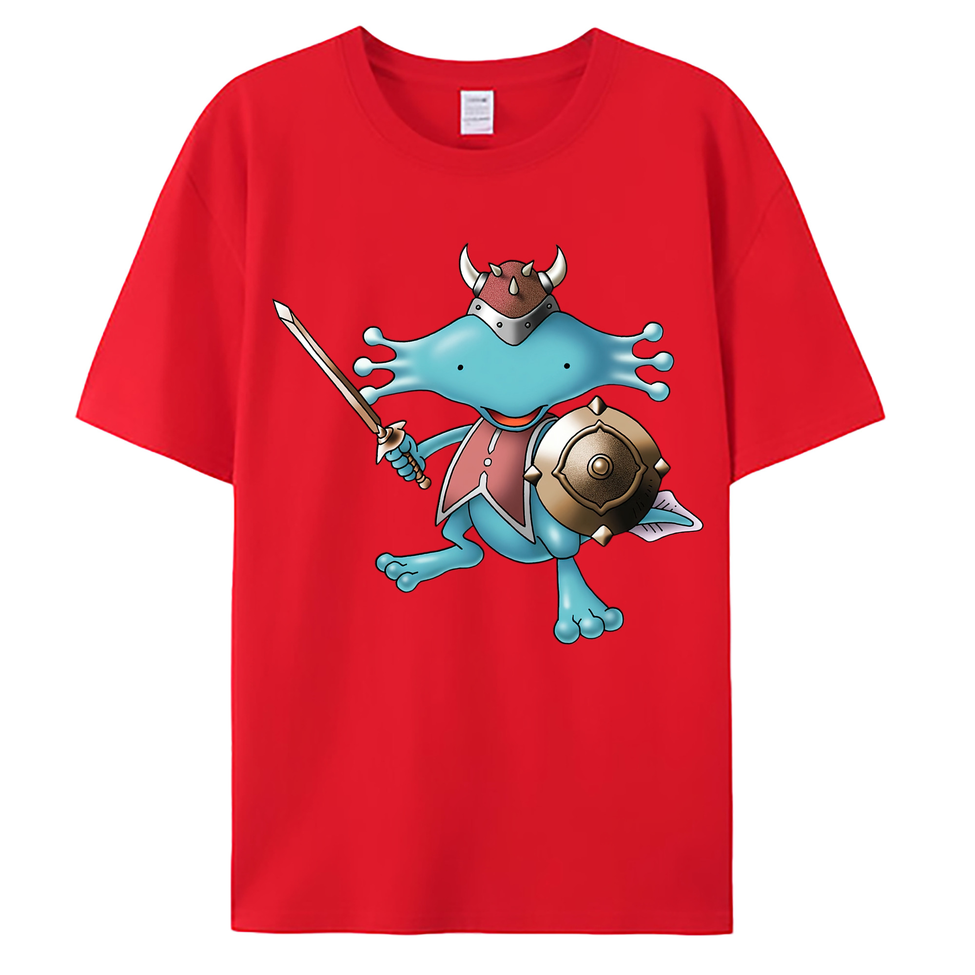 （画像用） ドラゴンクエスト Doragon Kuesuto Dragon Quest 綿100％ メンズ半袖Tシャツ｜肌触りやわらか＆通気性
