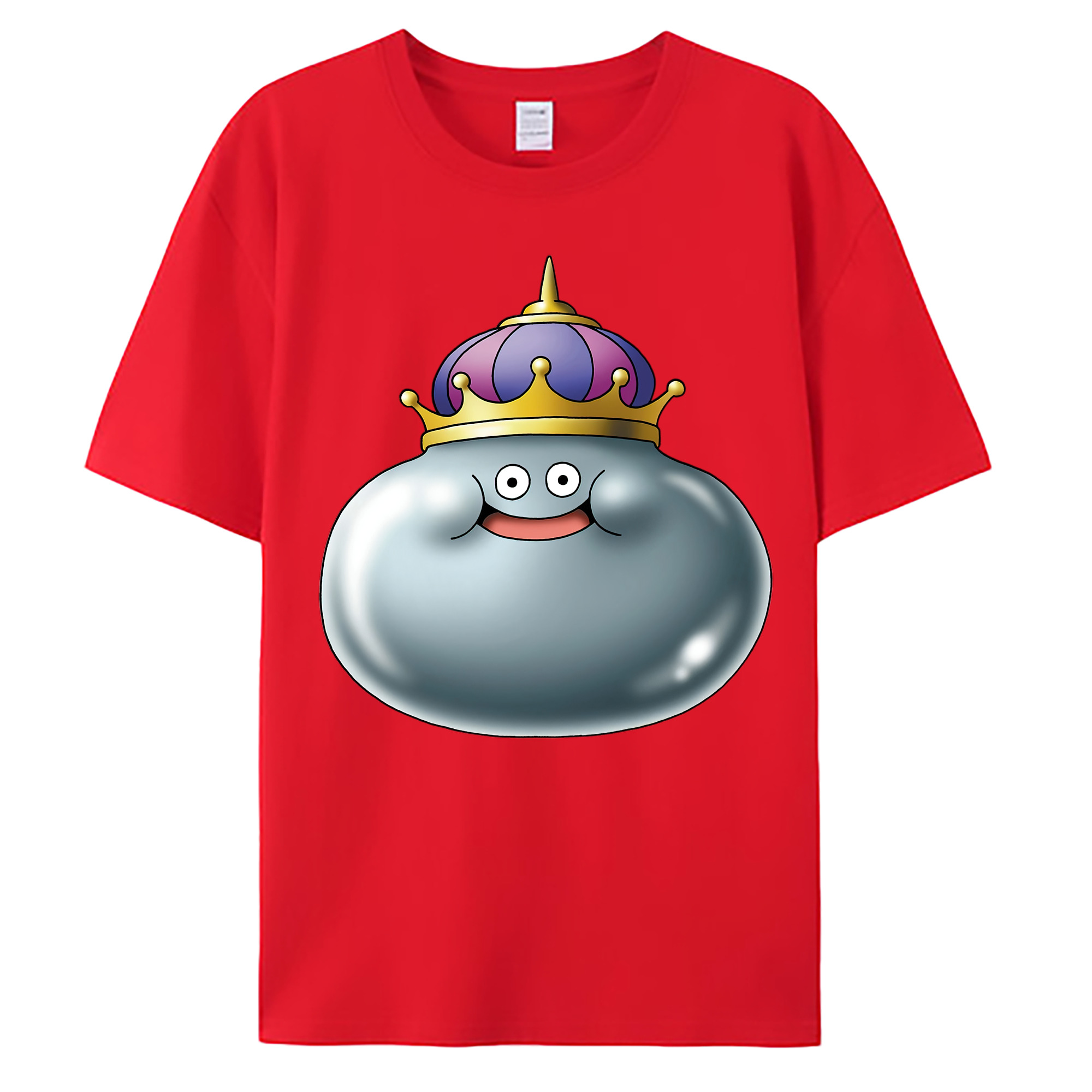 （画像用） ドラゴンクエスト Doragon Kuesuto Dragon Quest 綿100％ メンズ半袖Tシャツ｜肌触りやわらか＆通気性