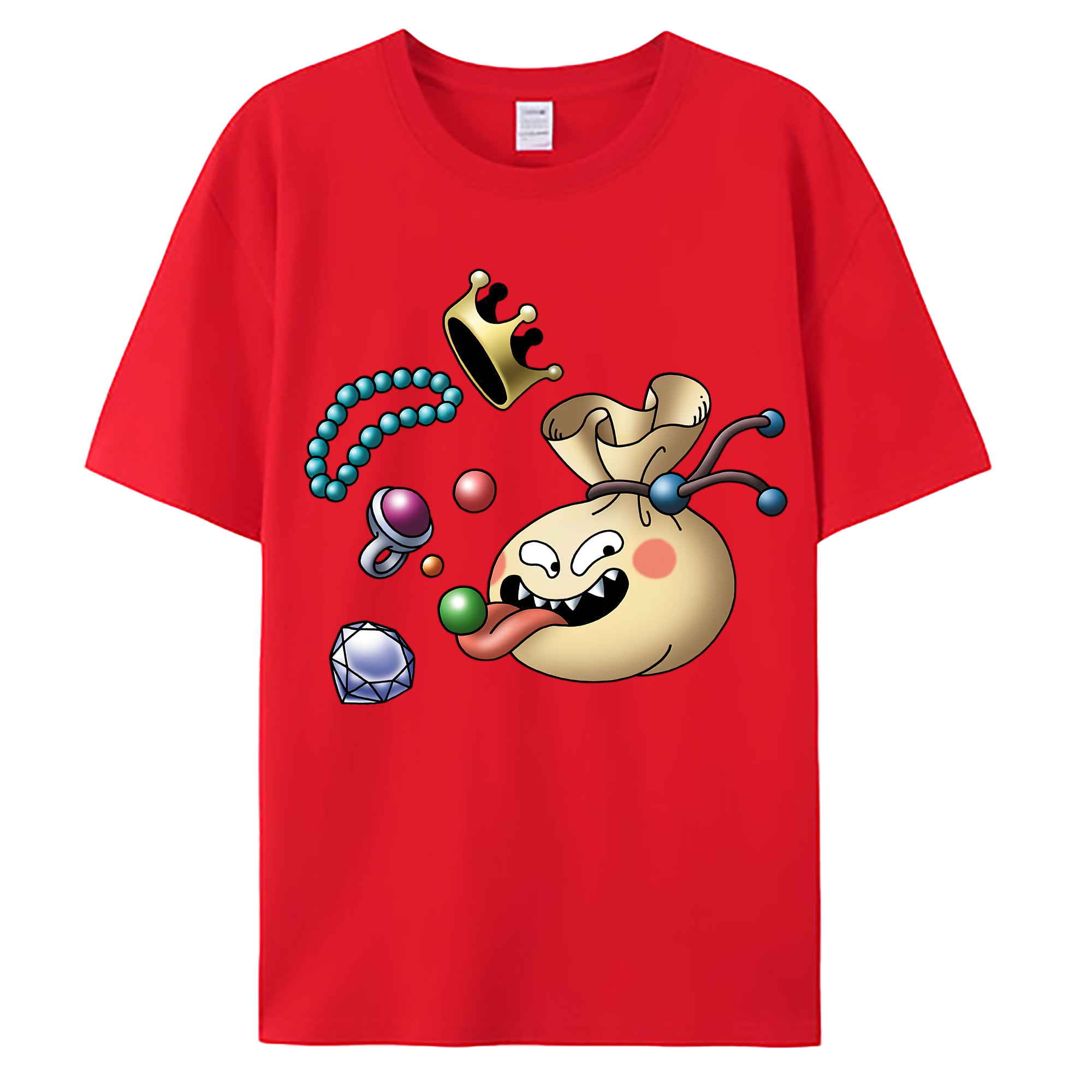 （画像用） ドラゴンクエスト Doragon Kuesuto Dragon Quest 綿100％ メンズ半袖Tシャツ｜肌触りやわらか＆通気性