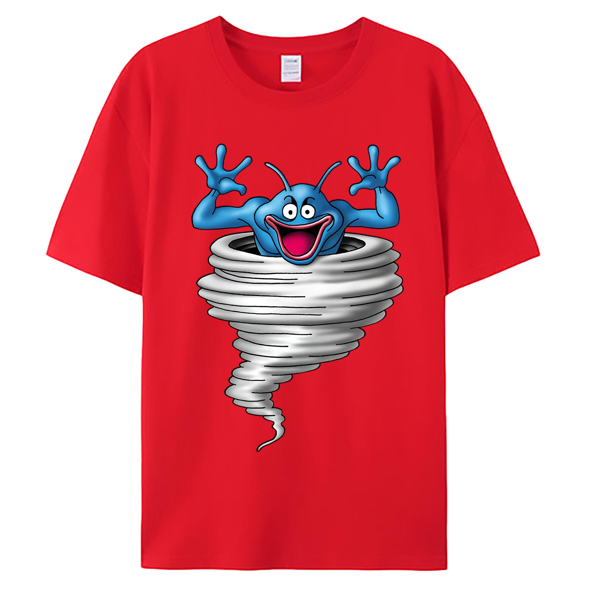 （画像用） ドラゴンクエスト Doragon Kuesuto Dragon Quest 綿100％ メンズ半袖Tシャツ｜肌触りやわらか＆通気性