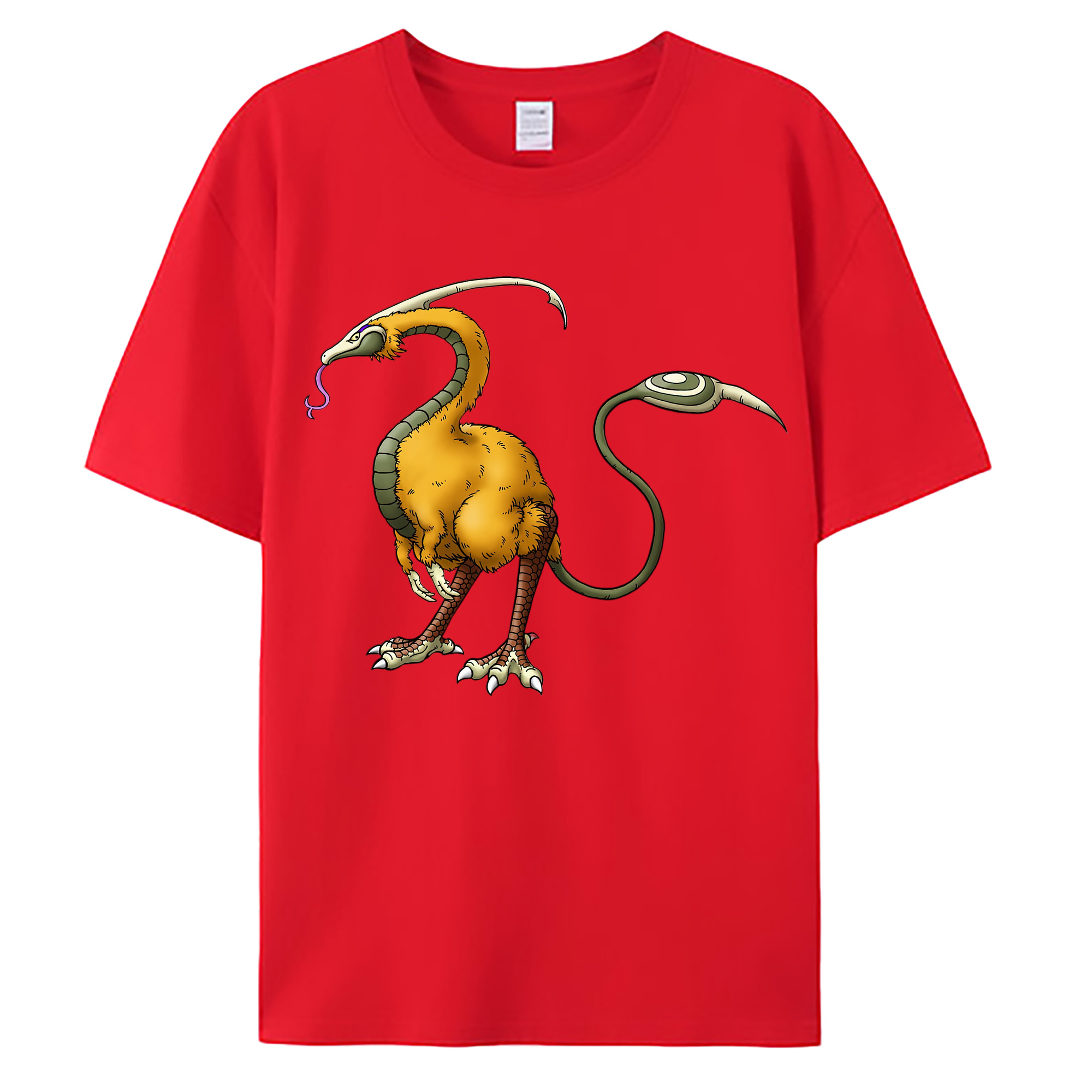 （画像用） ドラゴンクエスト Doragon Kuesuto Dragon Quest 綿100％ メンズ半袖Tシャツ｜肌触りやわらか＆通気性