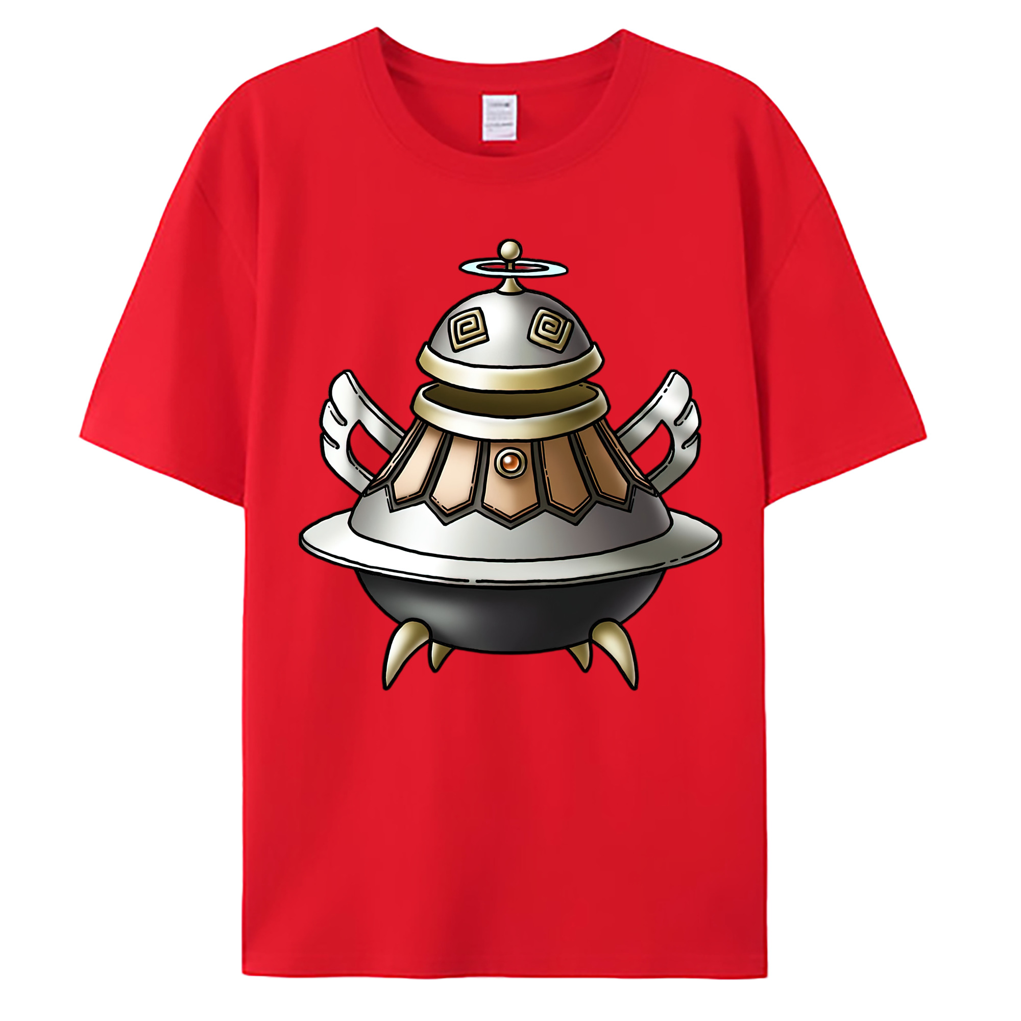 （画像用） ドラゴンクエスト Doragon Kuesuto Dragon Quest 綿100％ メンズ半袖Tシャツ｜肌触りやわらか＆通気性