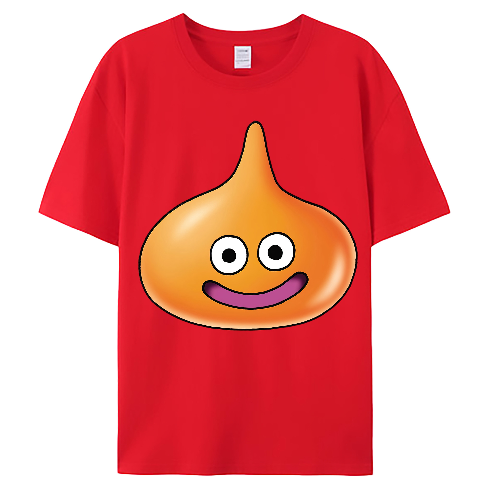 （画像用） ドラゴンクエスト Doragon Kuesuto Dragon Quest 綿100％ メンズ半袖Tシャツ｜肌触りやわらか＆通気性
