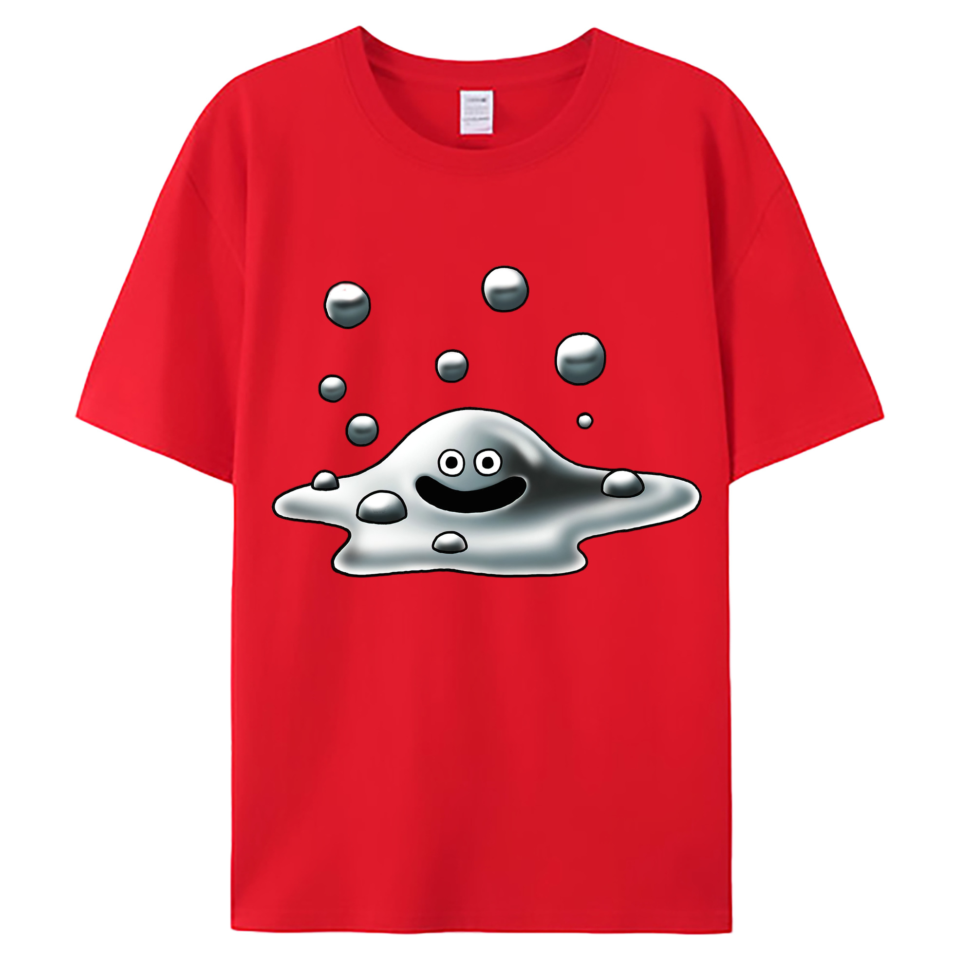 （画像用） ドラゴンクエスト Doragon Kuesuto Dragon Quest 綿100％ メンズ半袖Tシャツ｜肌触りやわらか＆通気性