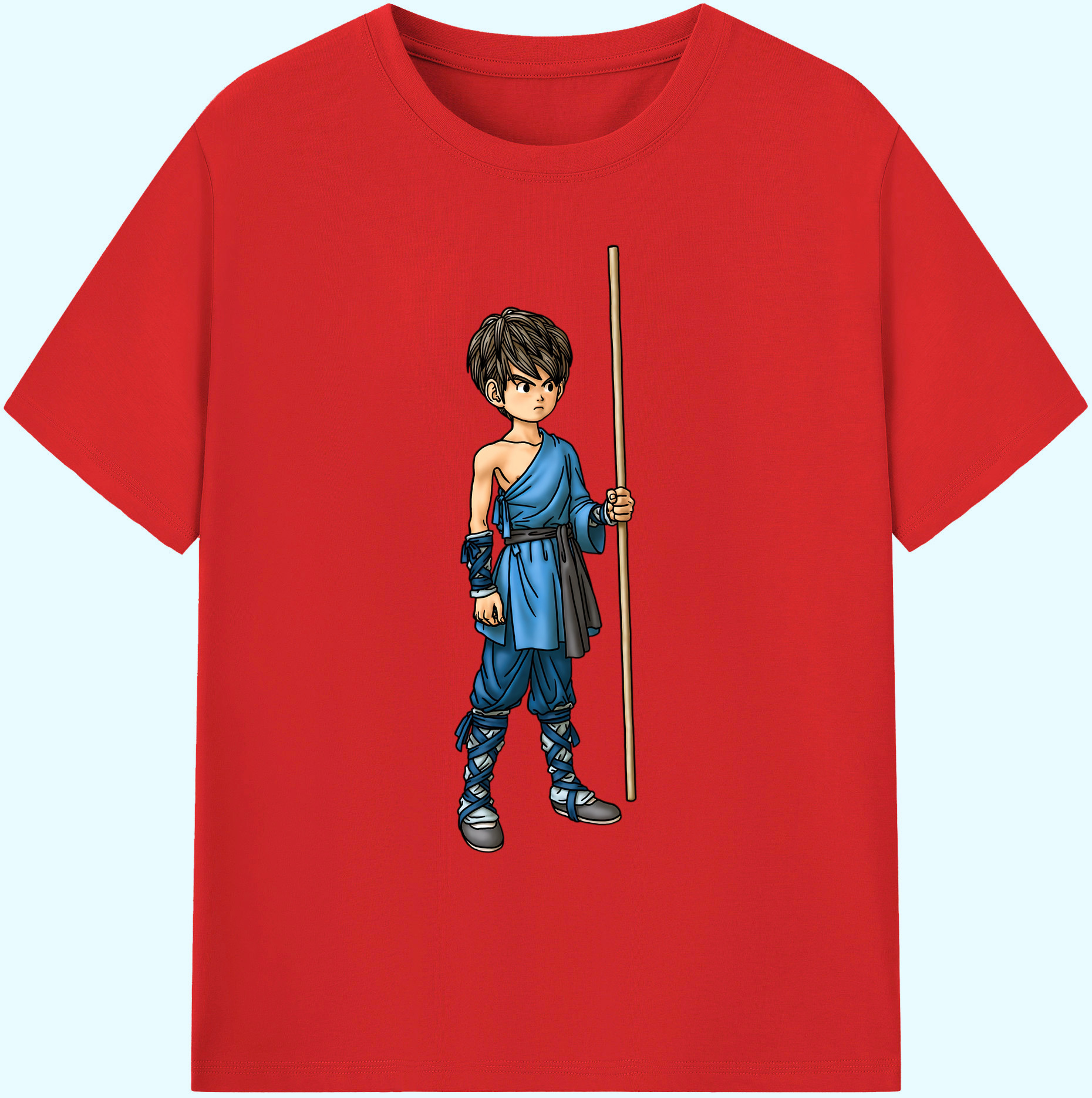 （画像用） ドラゴンクエスト Doragon Kuesuto Dragon Quest 綿100％ メンズ半袖Tシャツ｜肌触りやわらか＆通気性