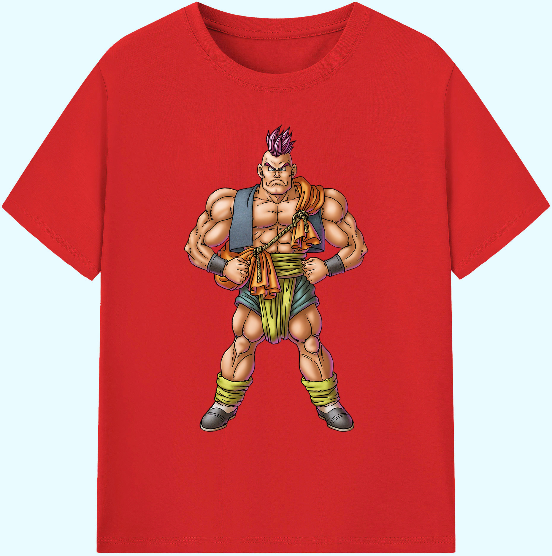 （画像用） ドラゴンクエスト Doragon Kuesuto Dragon Quest 綿100％ メンズ半袖Tシャツ｜肌触りやわらか＆通気性