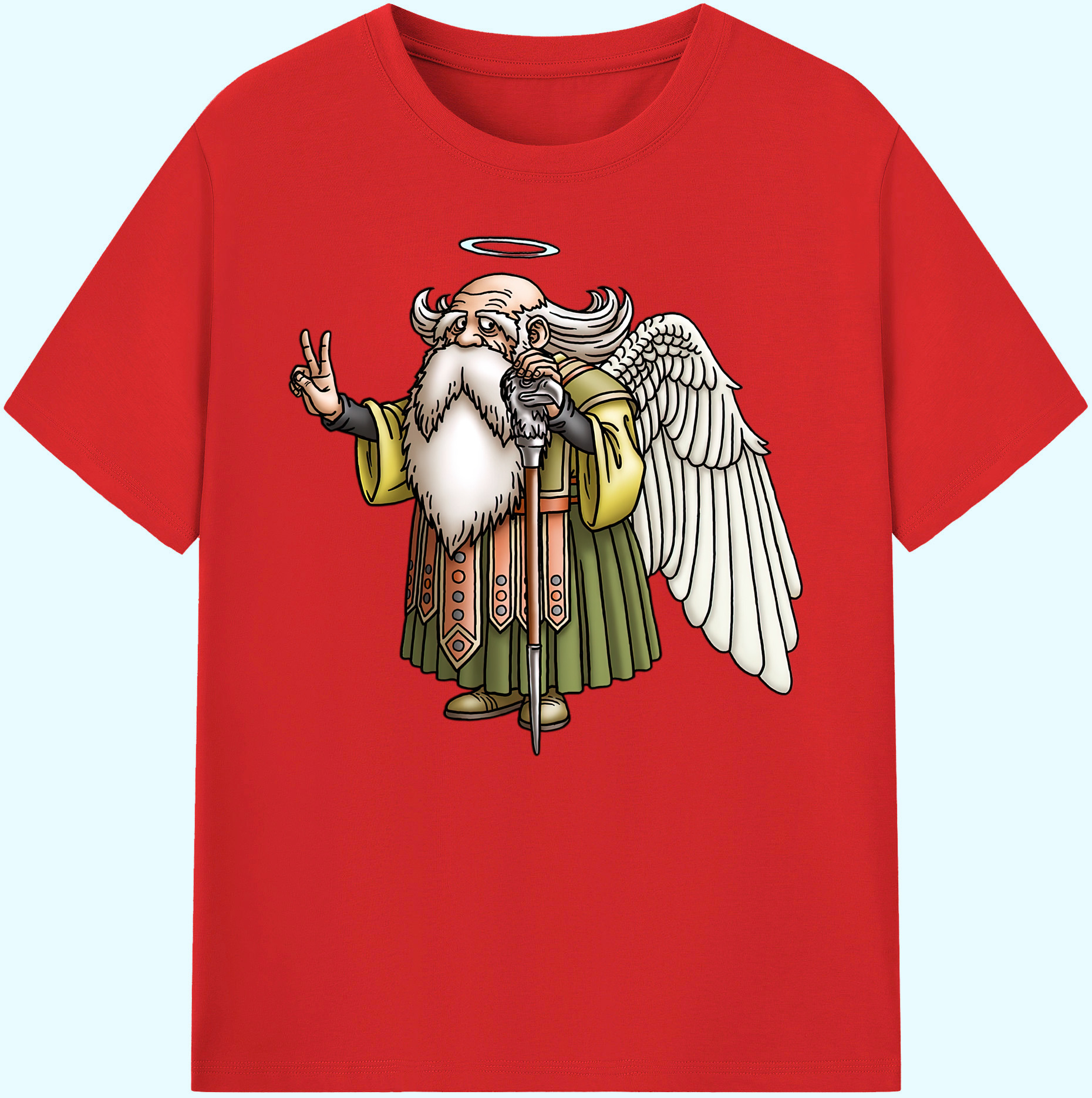 （画像用） ドラゴンクエスト Doragon Kuesuto Dragon Quest 綿100％ メンズ半袖Tシャツ｜肌触りやわらか＆通気性