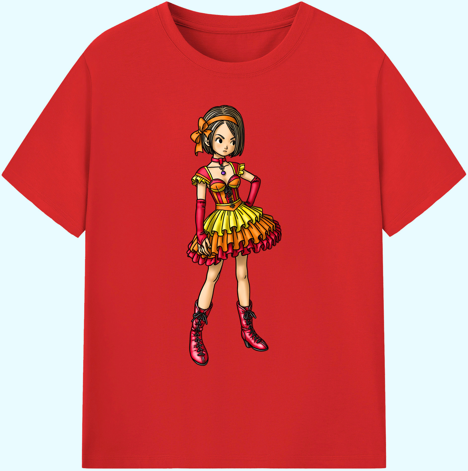 （画像用） ドラゴンクエスト Doragon Kuesuto Dragon Quest 綿100％ メンズ半袖Tシャツ｜肌触りやわらか＆通気性