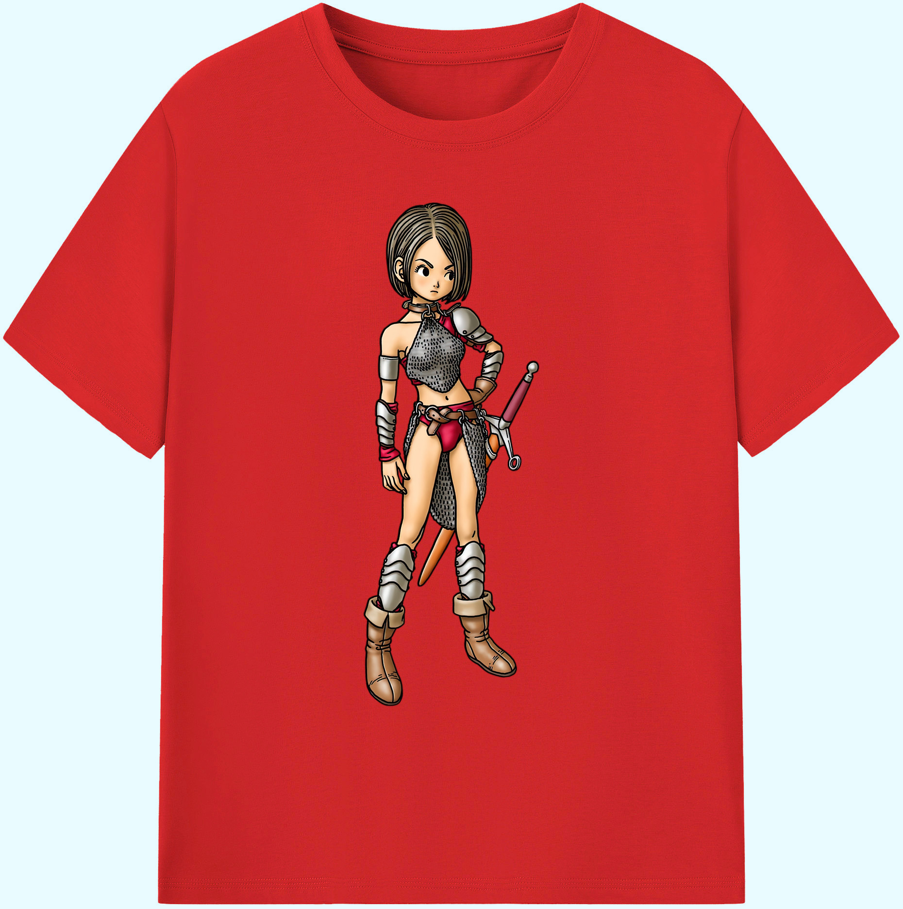 （画像用） ドラゴンクエスト Doragon Kuesuto Dragon Quest 綿100％ メンズ半袖Tシャツ｜肌触りやわらか＆通気性