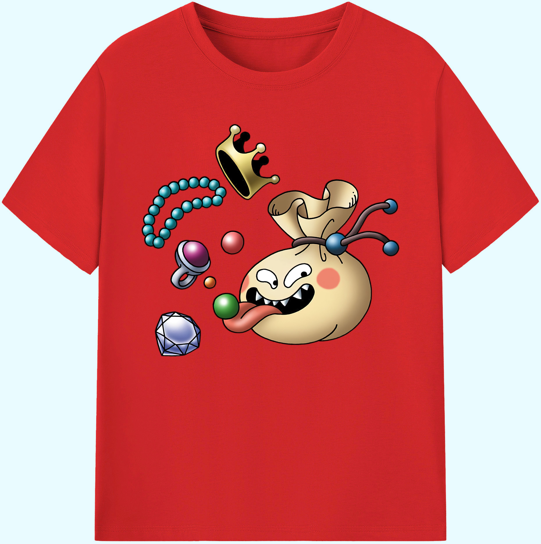 （画像用） ドラゴンクエスト Doragon Kuesuto Dragon Quest 綿100％ メンズ半袖Tシャツ｜肌触りやわらか＆通気性