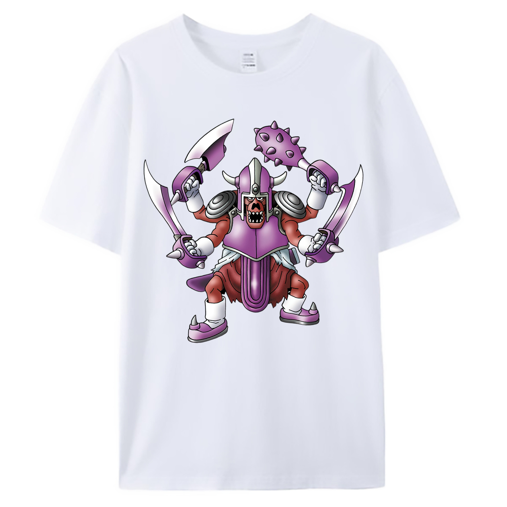 （画像用） ドラゴンクエスト Doragon Kuesuto Dragon Quest 綿100％ メンズ半袖Tシャツ｜肌触りやわらか＆通気性
