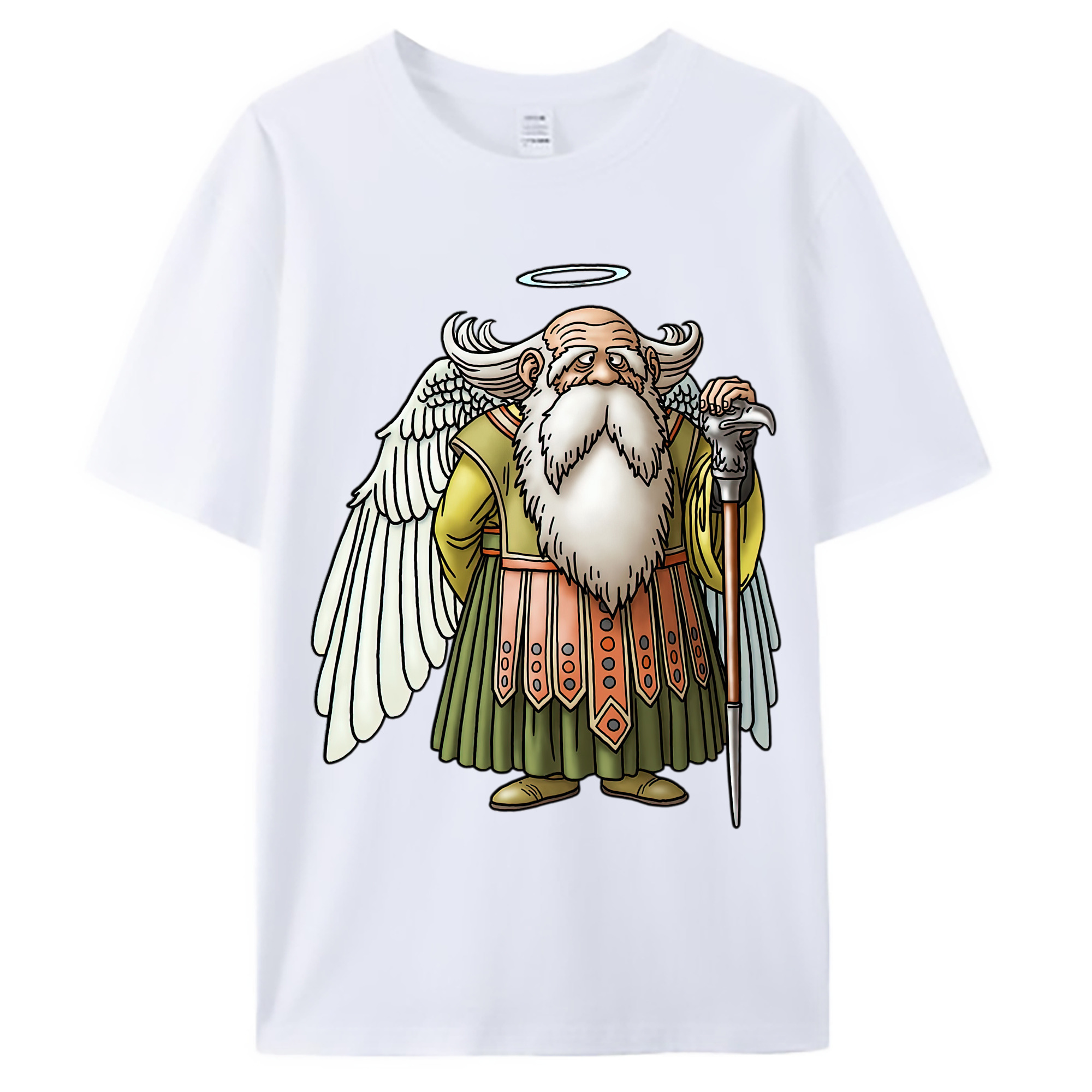（画像用） ドラゴンクエスト Doragon Kuesuto Dragon Quest 綿100％ メンズ半袖Tシャツ｜肌触りやわらか＆通気性