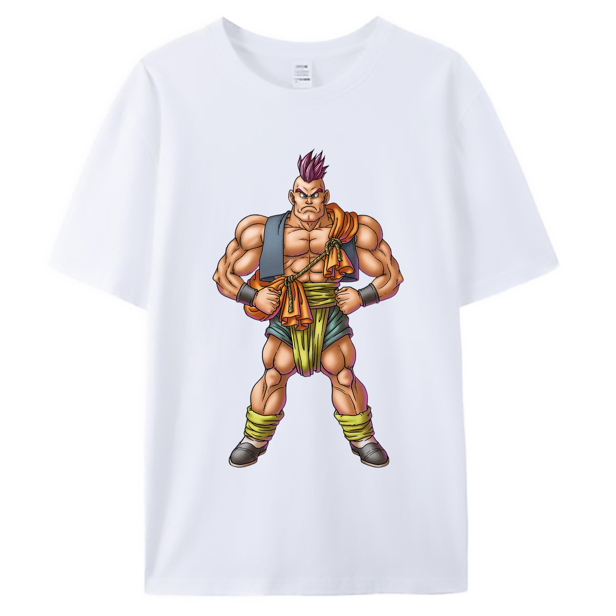 （画像用） ドラゴンクエスト Doragon Kuesuto Dragon Quest 綿100％ メンズ半袖Tシャツ｜肌触りやわらか＆通気性