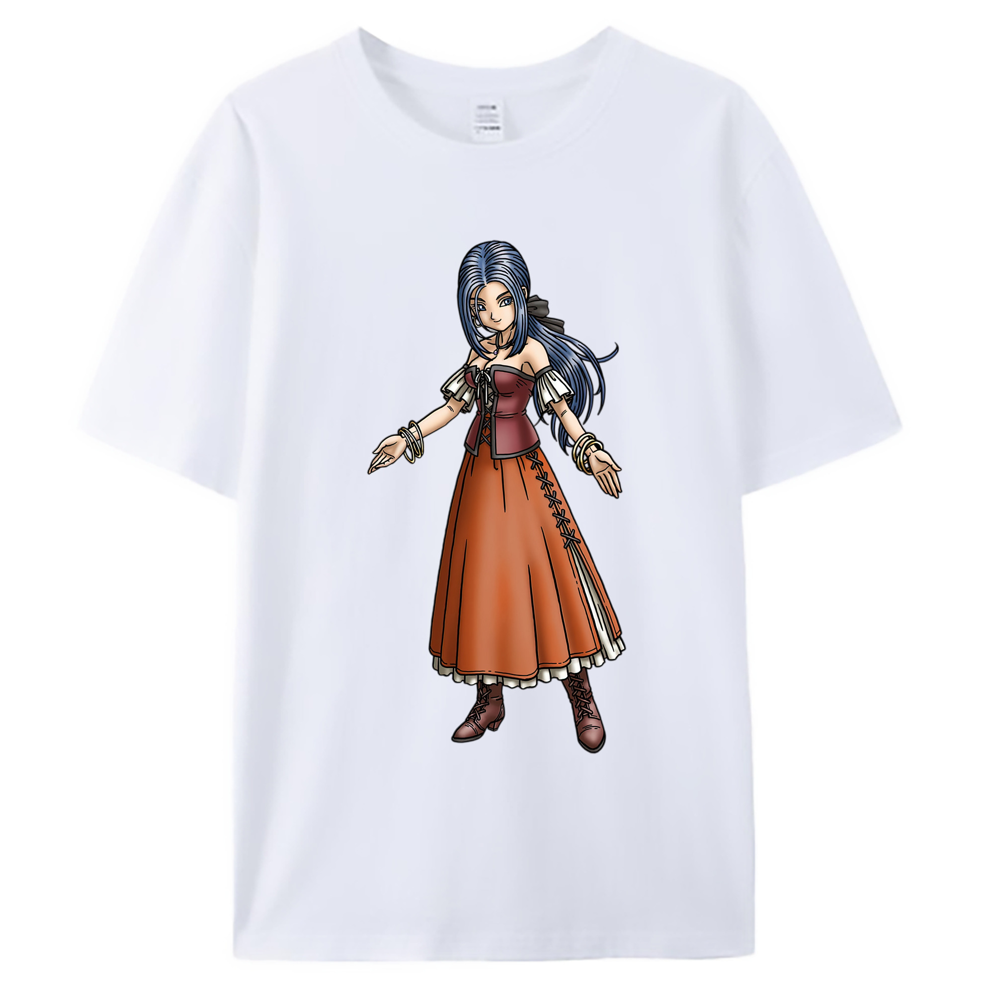 （画像用） ドラゴンクエスト Doragon Kuesuto Dragon Quest 綿100％ メンズ半袖Tシャツ｜肌触りやわらか＆通気性