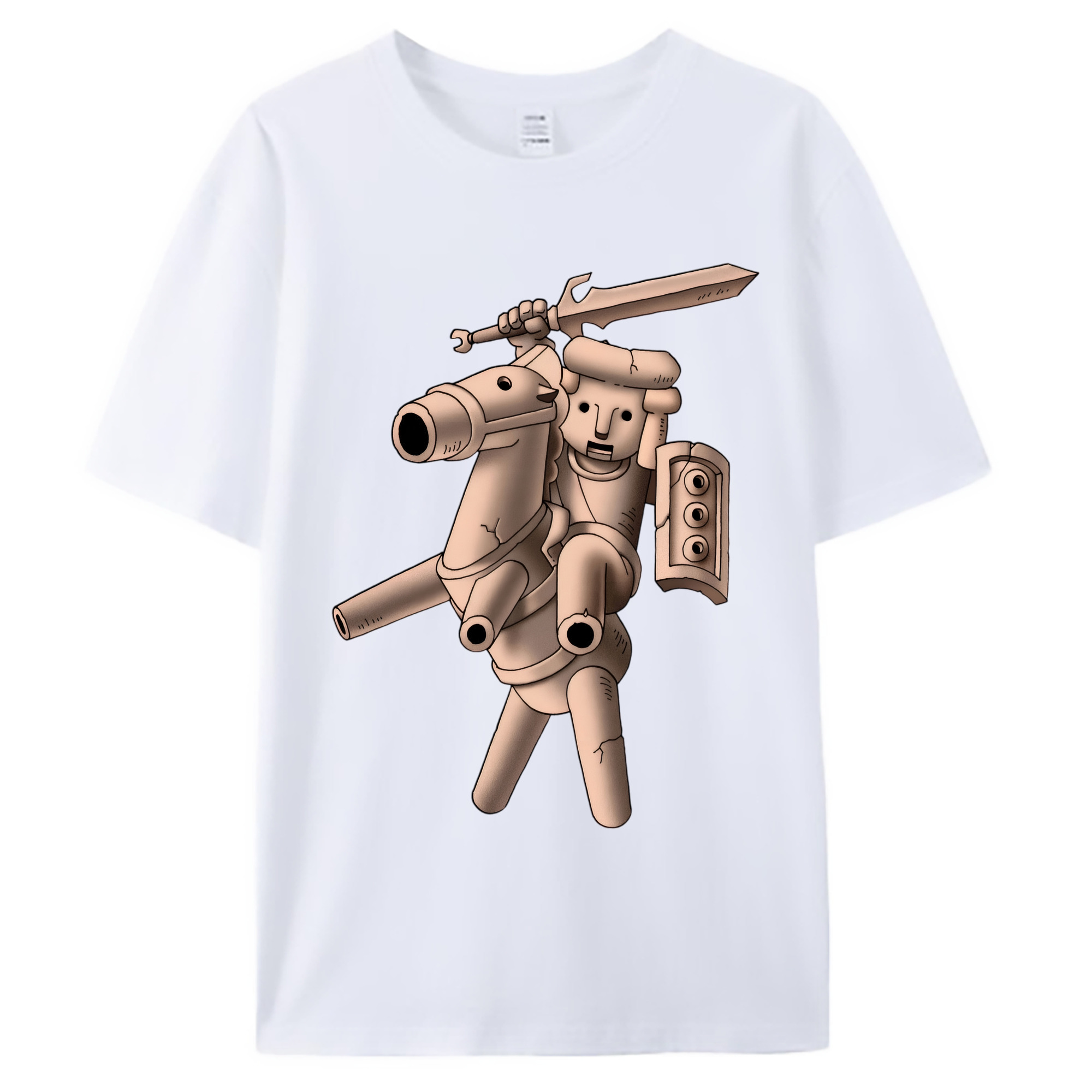 （画像用） ドラゴンクエスト Doragon Kuesuto Dragon Quest 綿100％ メンズ半袖Tシャツ｜肌触りやわらか＆通気性