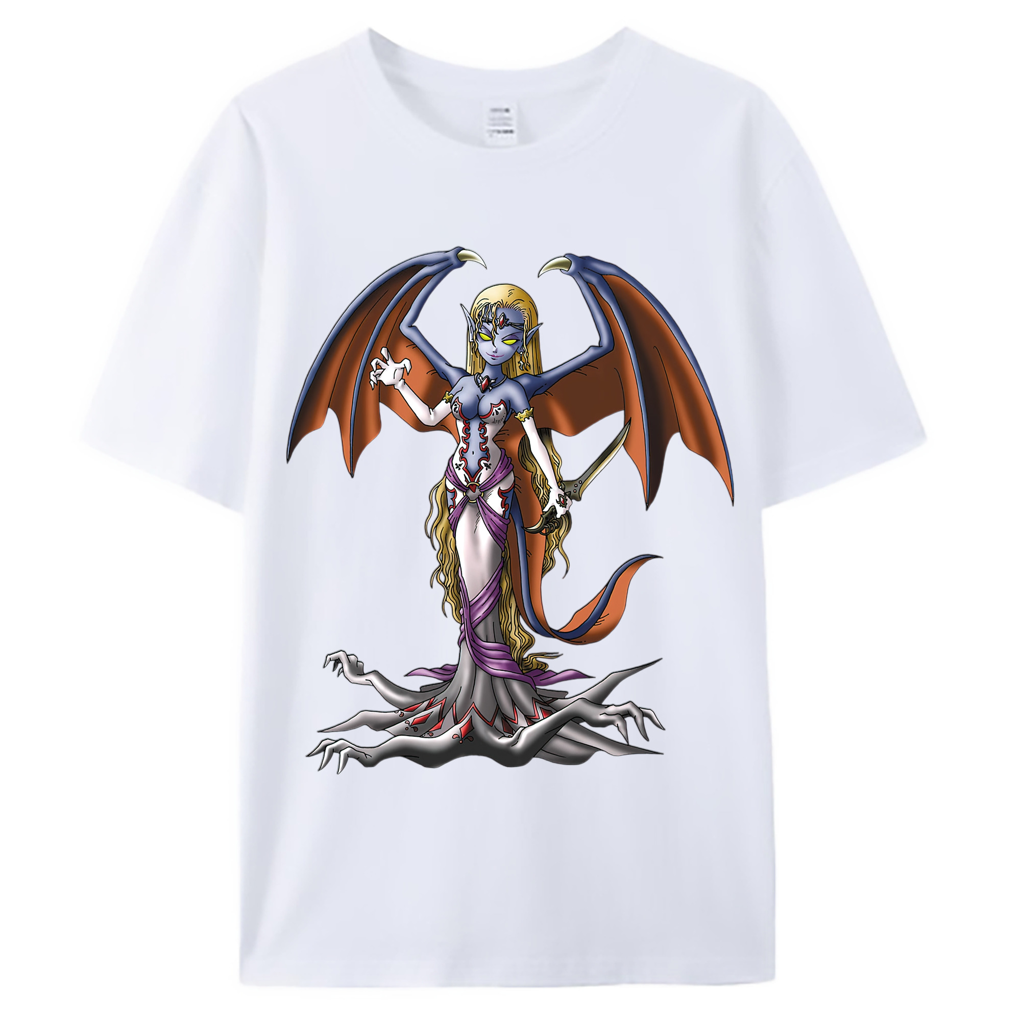 （画像用） ドラゴンクエスト Doragon Kuesuto Dragon Quest 綿100％ メンズ半袖Tシャツ｜肌触りやわらか＆通気性
