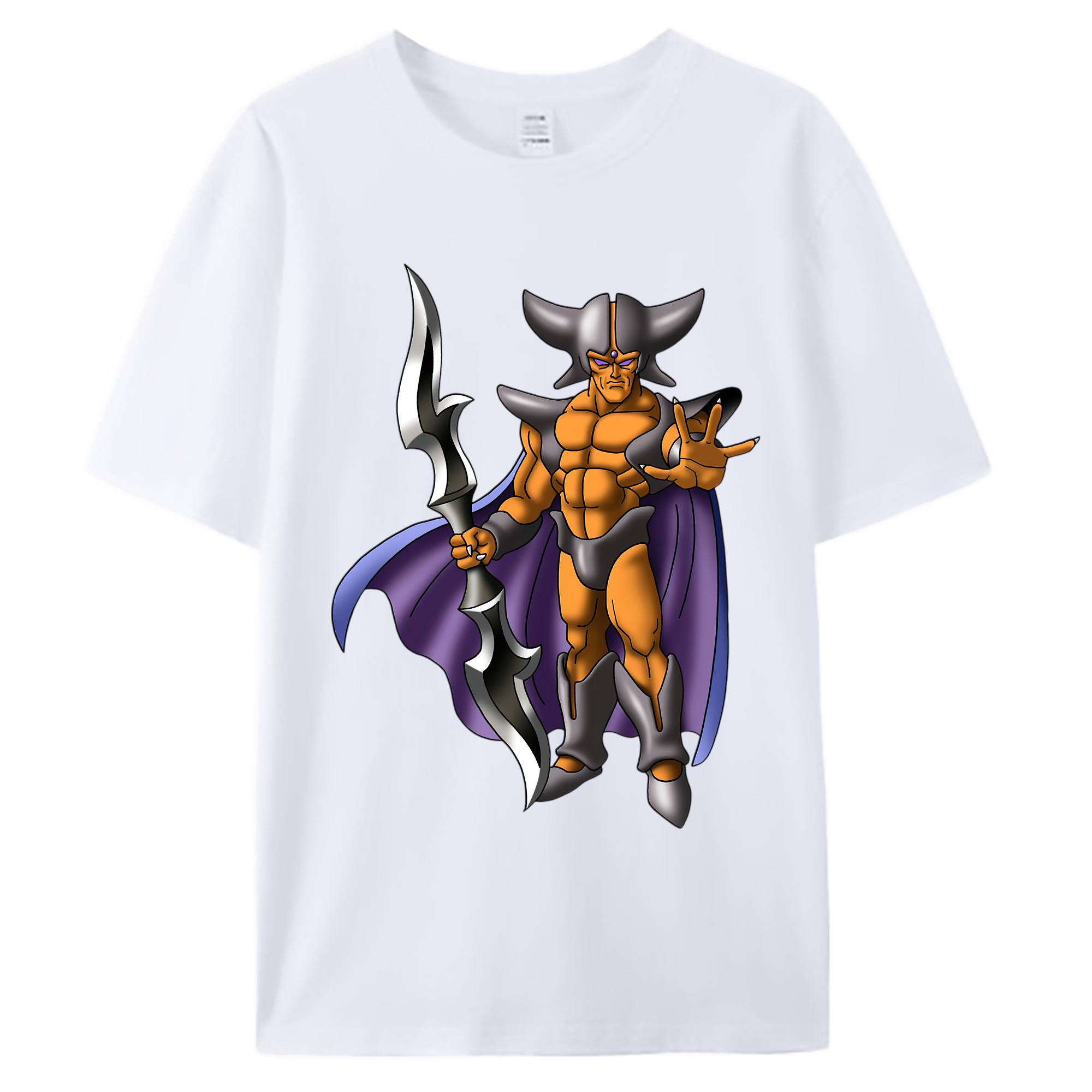（画像用） ドラゴンクエスト Doragon Kuesuto Dragon Quest 綿100％ メンズ半袖Tシャツ｜肌触りやわらか＆通気性