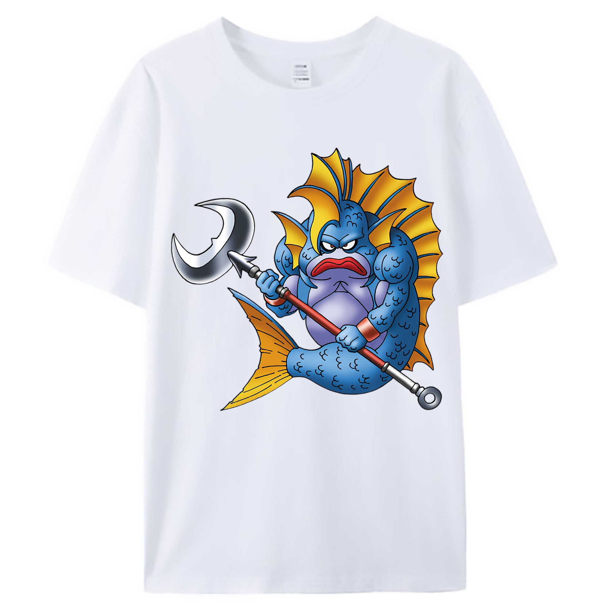 （画像用） ドラゴンクエスト Doragon Kuesuto Dragon Quest 綿100％ メンズ半袖Tシャツ｜肌触りやわらか＆通気性