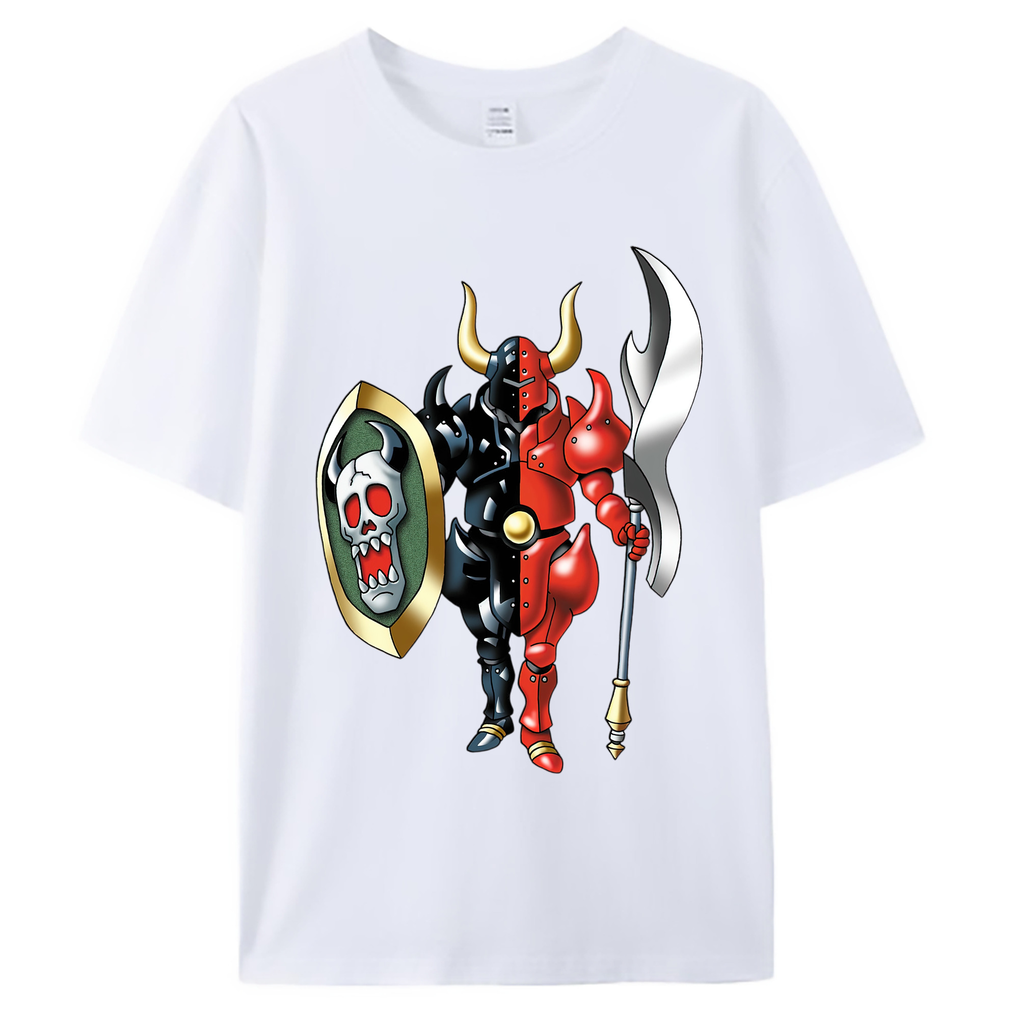 （画像用） ドラゴンクエスト Doragon Kuesuto Dragon Quest 綿100％ メンズ半袖Tシャツ｜肌触りやわらか＆通気性