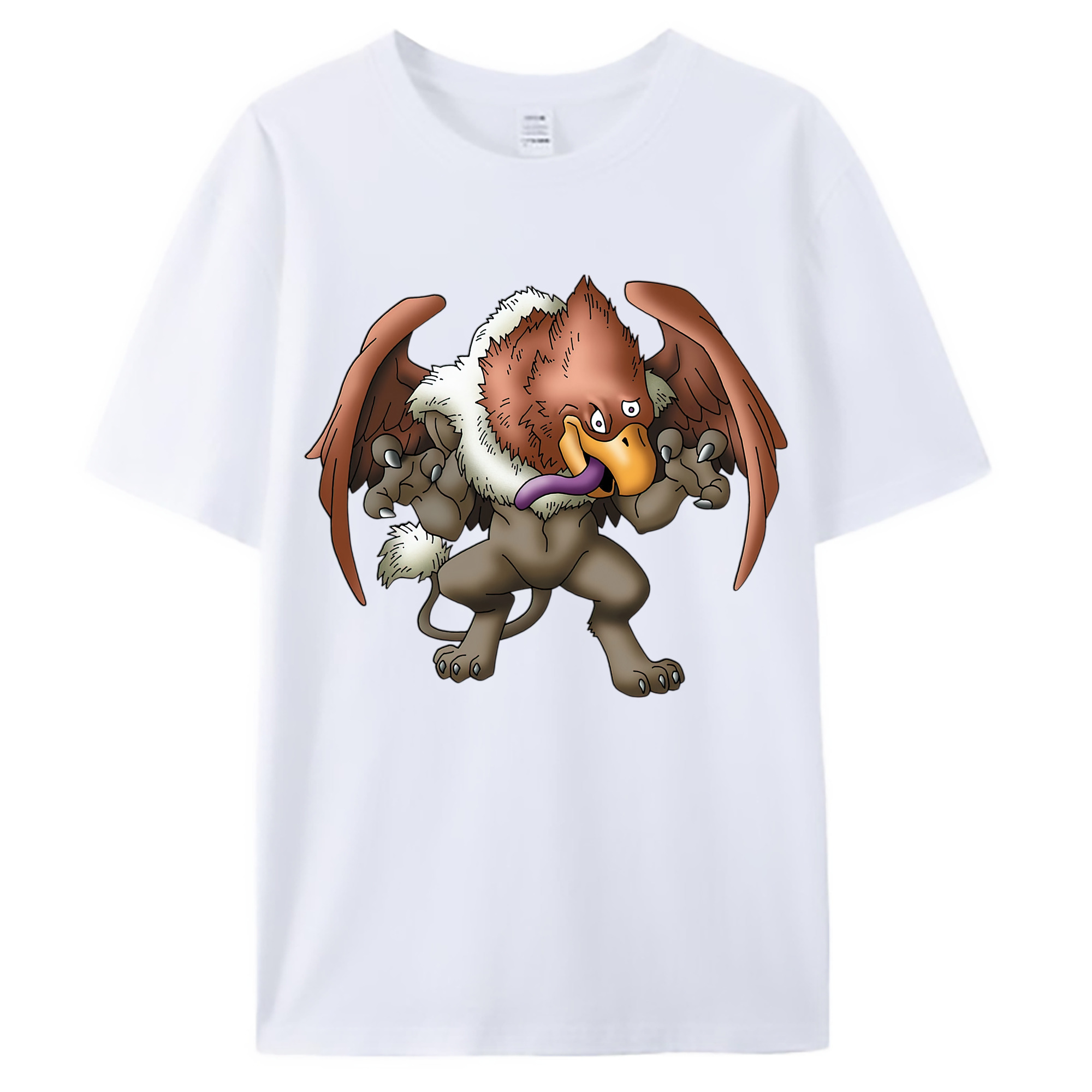 （画像用） ドラゴンクエスト Doragon Kuesuto Dragon Quest 綿100％ メンズ半袖Tシャツ｜肌触りやわらか＆通気性