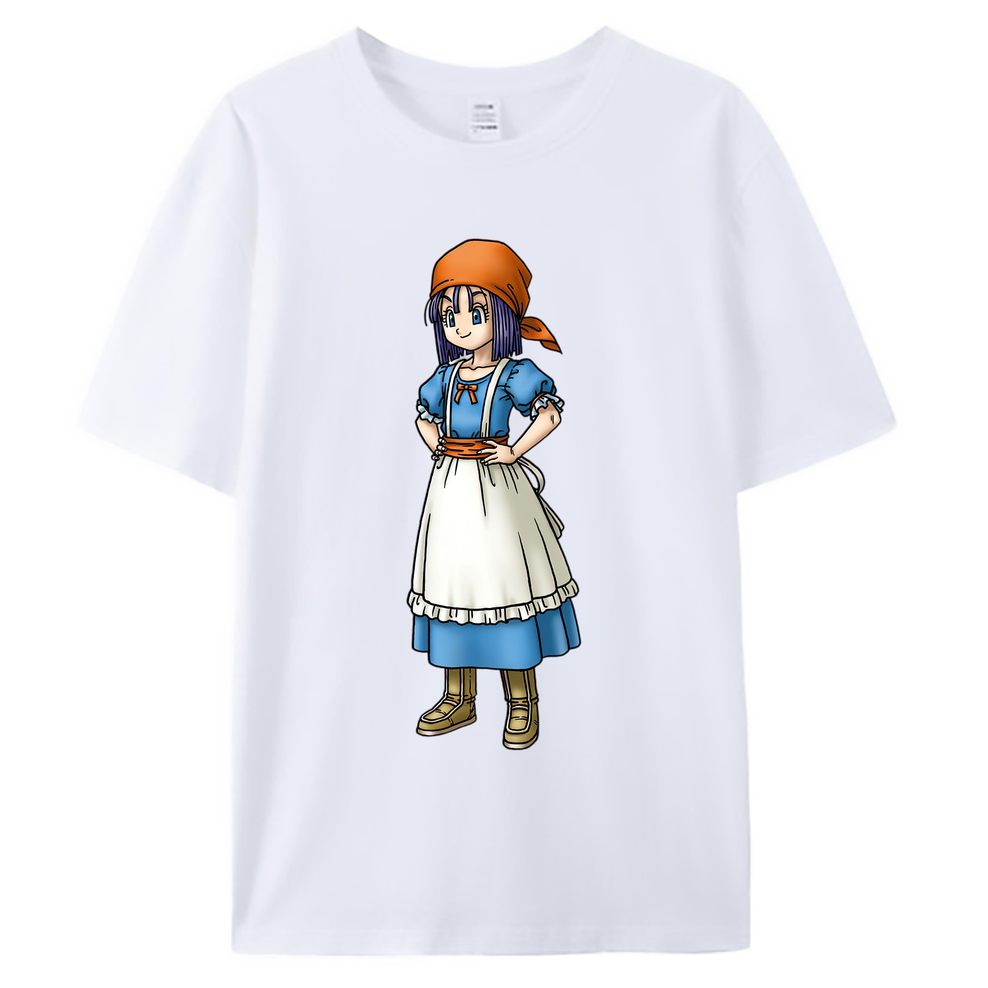 （画像用） ドラゴンクエスト Doragon Kuesuto Dragon Quest 綿100％ メンズ半袖Tシャツ｜肌触りやわらか＆通気性