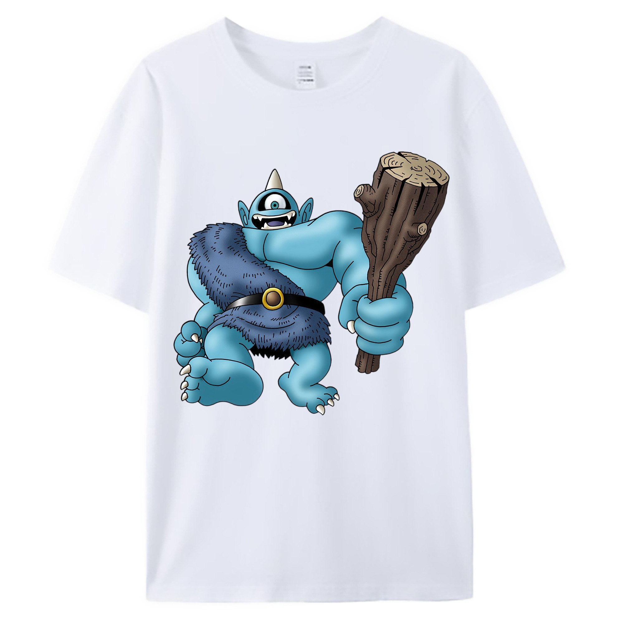 （画像用） ドラゴンクエスト Doragon Kuesuto Dragon Quest 綿100％ メンズ半袖Tシャツ｜肌触りやわらか＆通気性