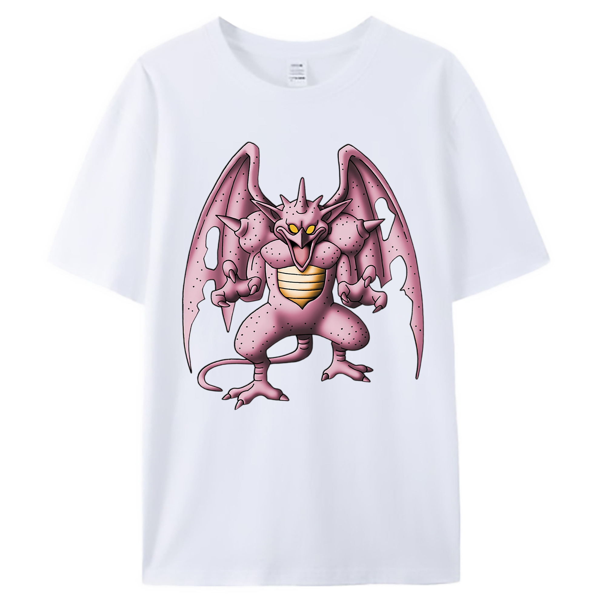 （画像用） ドラゴンクエスト Doragon Kuesuto Dragon Quest 綿100％ メンズ半袖Tシャツ｜肌触りやわらか＆通気性