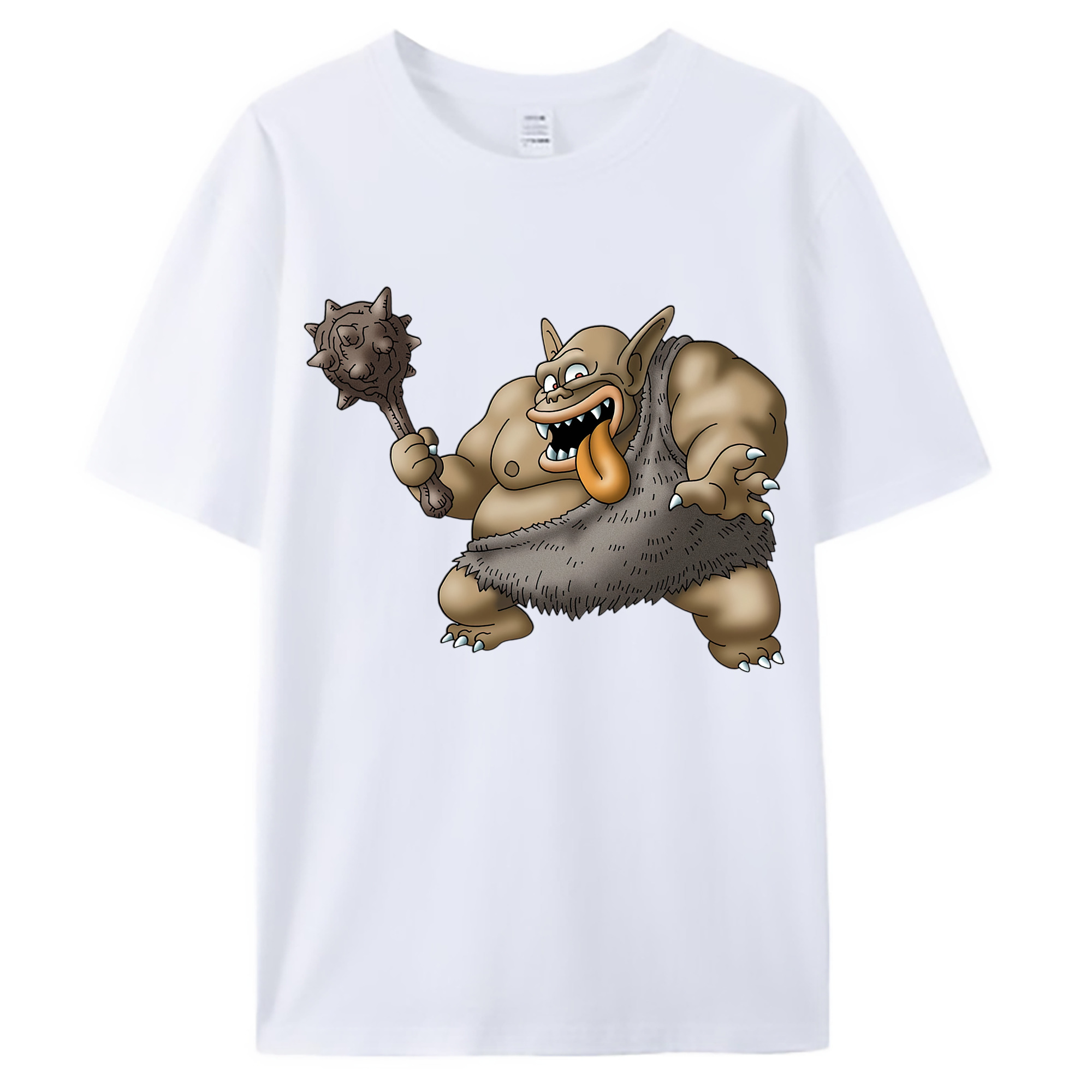 （画像用） ドラゴンクエスト Doragon Kuesuto Dragon Quest 綿100％ メンズ半袖Tシャツ｜肌触りやわらか＆通気性
