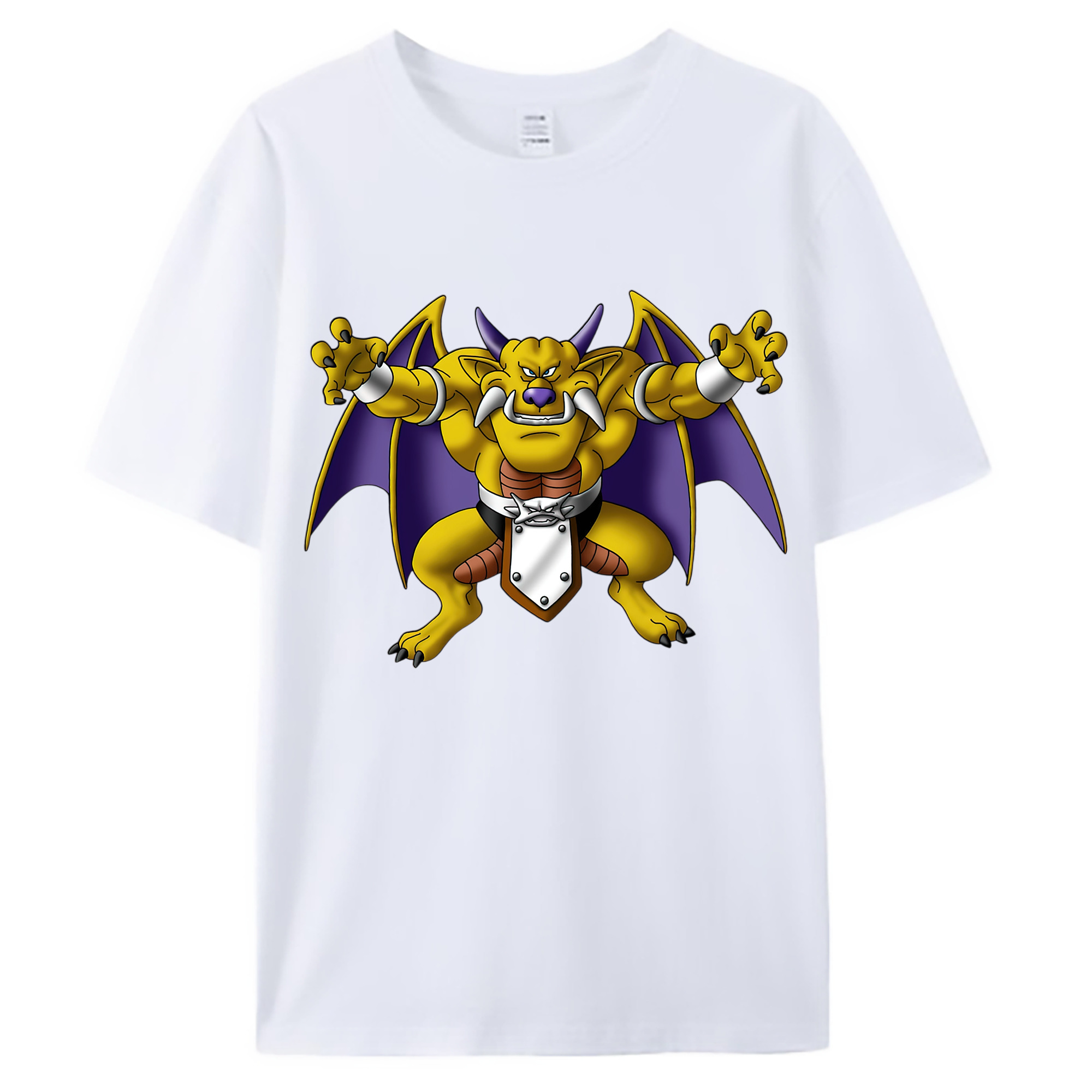（画像用） ドラゴンクエスト Doragon Kuesuto Dragon Quest 綿100％ メンズ半袖Tシャツ｜肌触りやわらか＆通気性
