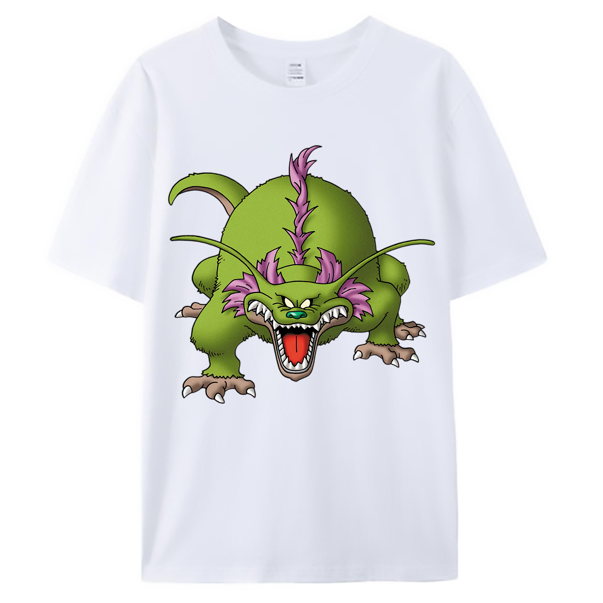 （画像用） ドラゴンクエスト Doragon Kuesuto Dragon Quest 綿100％ メンズ半袖Tシャツ｜肌触りやわらか＆通気性
