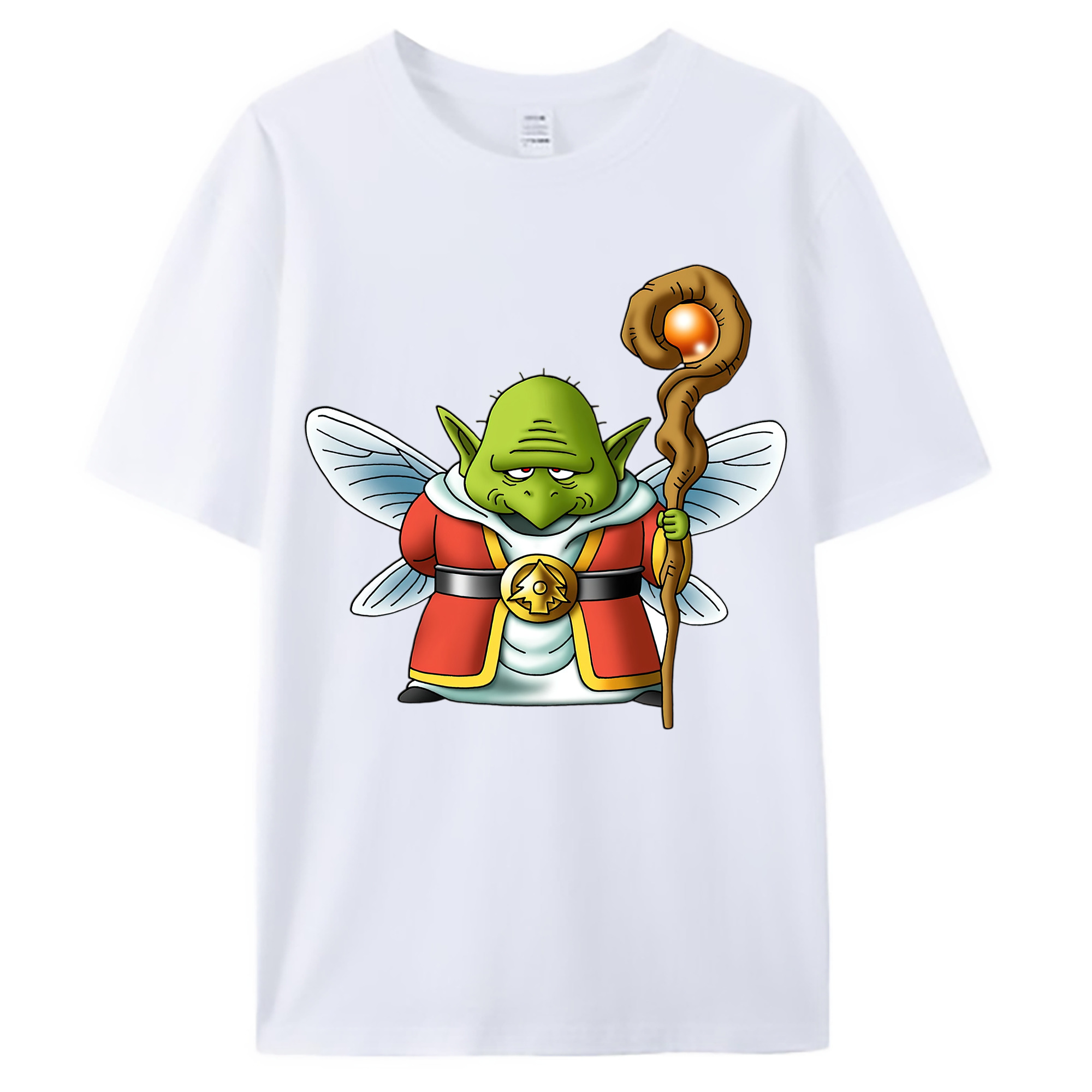 （画像用） ドラゴンクエスト Doragon Kuesuto Dragon Quest 綿100％ メンズ半袖Tシャツ｜肌触りやわらか＆通気性