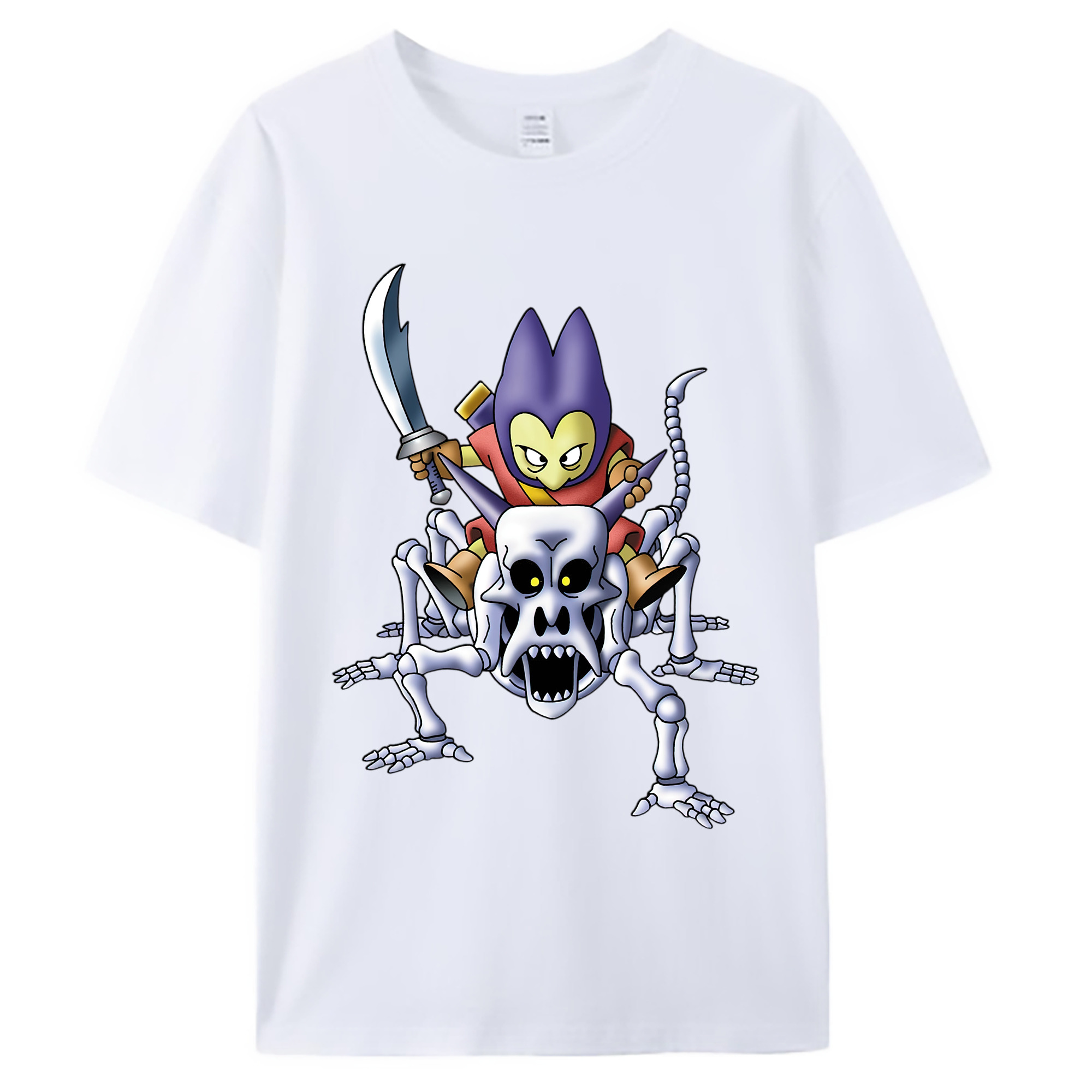 （画像用） ドラゴンクエスト Doragon Kuesuto Dragon Quest 綿100％ メンズ半袖Tシャツ｜肌触りやわらか＆通気性