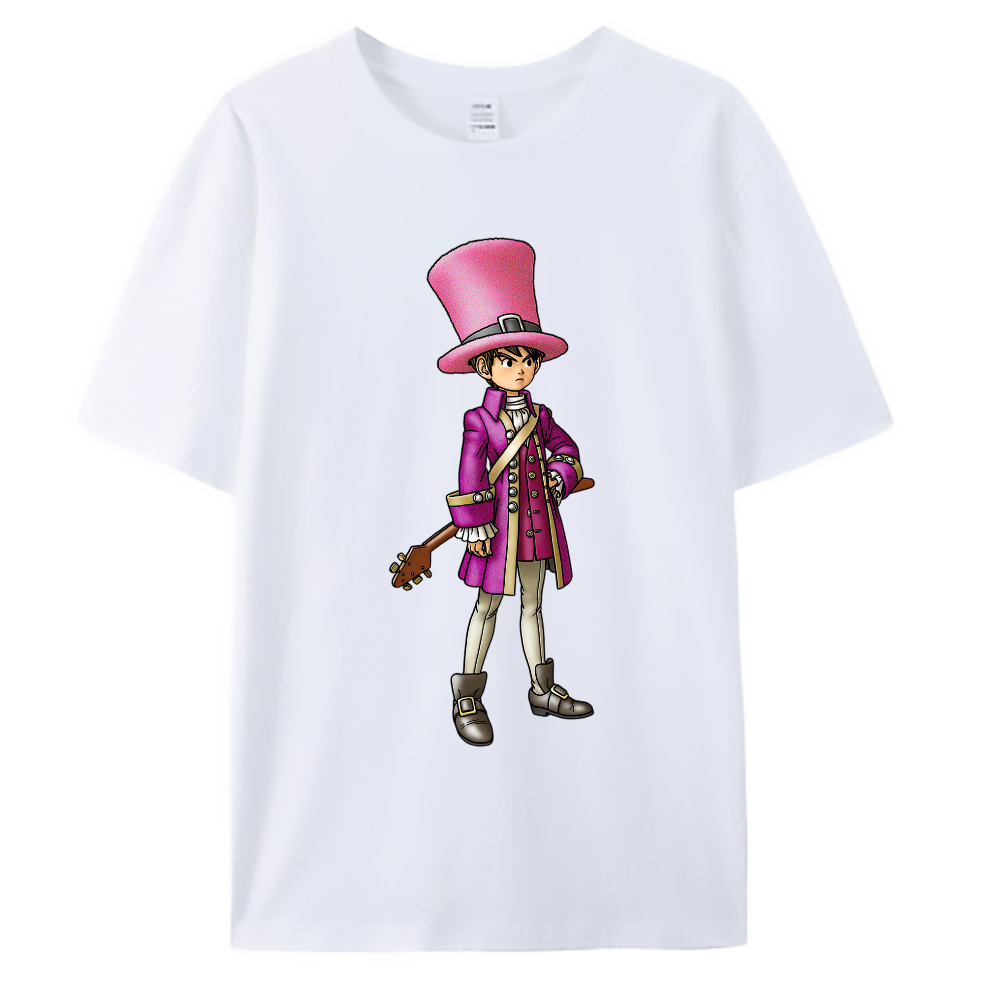 （画像用） ドラゴンクエスト Doragon Kuesuto Dragon Quest 綿100％ メンズ半袖Tシャツ｜肌触りやわらか＆通気性